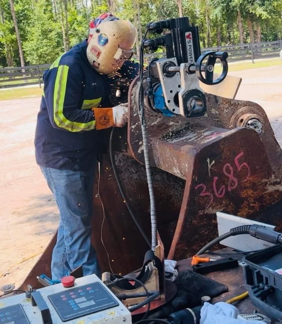 Portable machining setup