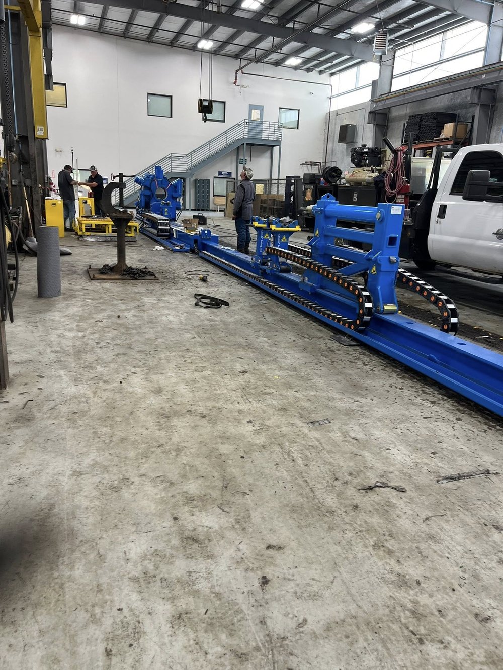 Machining equipment inside Superior’s workshop