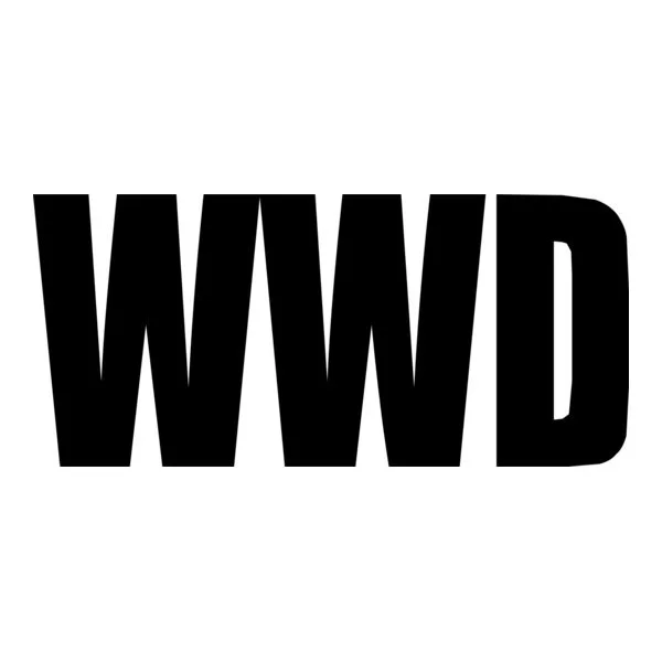 Bold black letters spelling "WWD" on a white background.