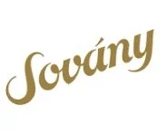 Sovány logo in gold cursive text