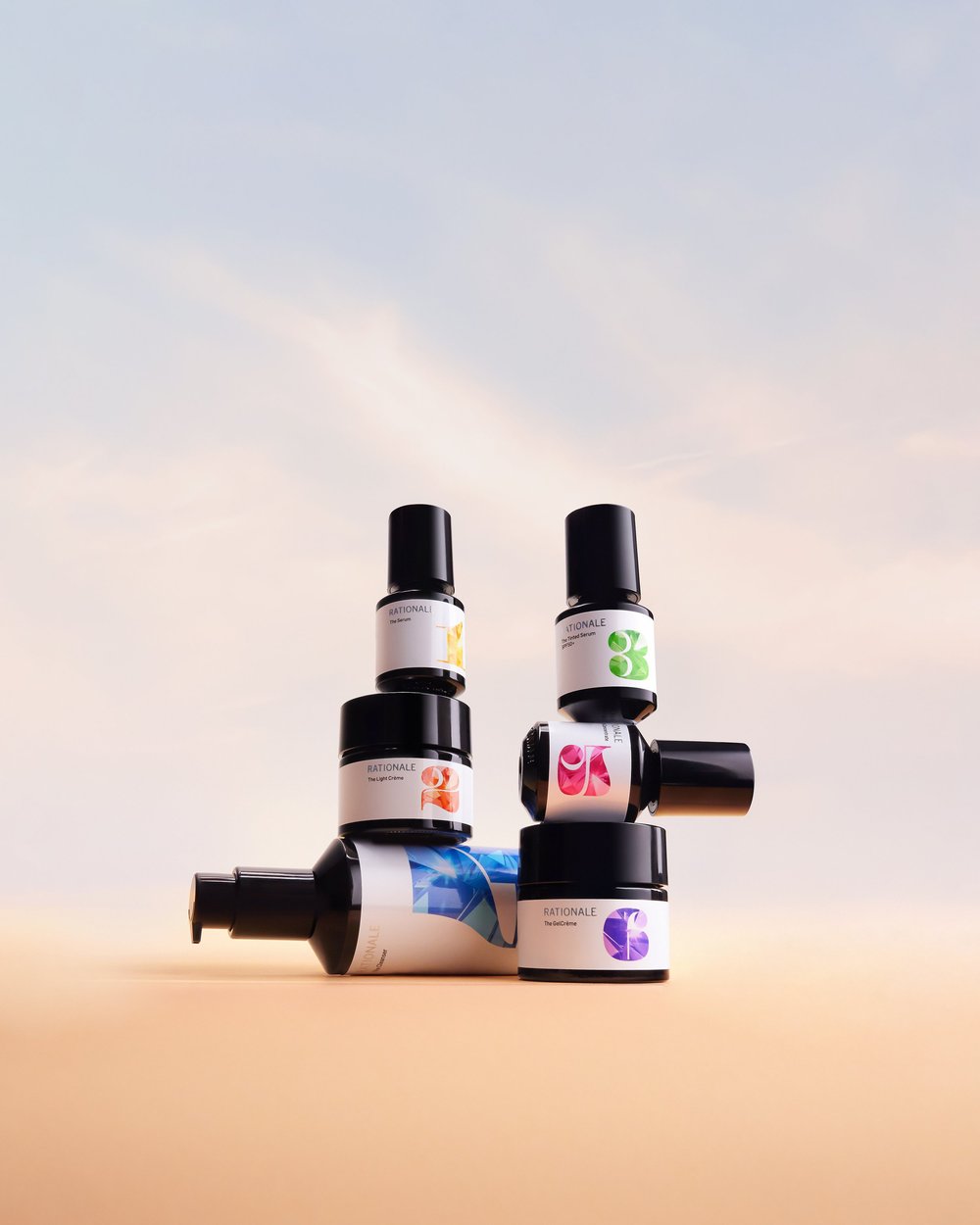 Rationale skincare bottles