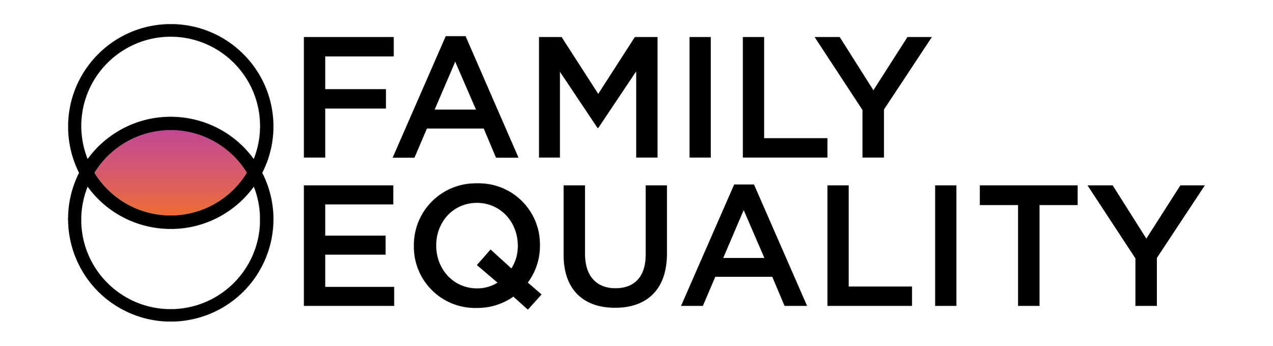An abstract black and pink-orange gradient eye shape logo with the word 'Eyevo' written to its right.