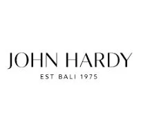 Text reading 'JOHN HARDY EST BALI 1975' on a plain white background.