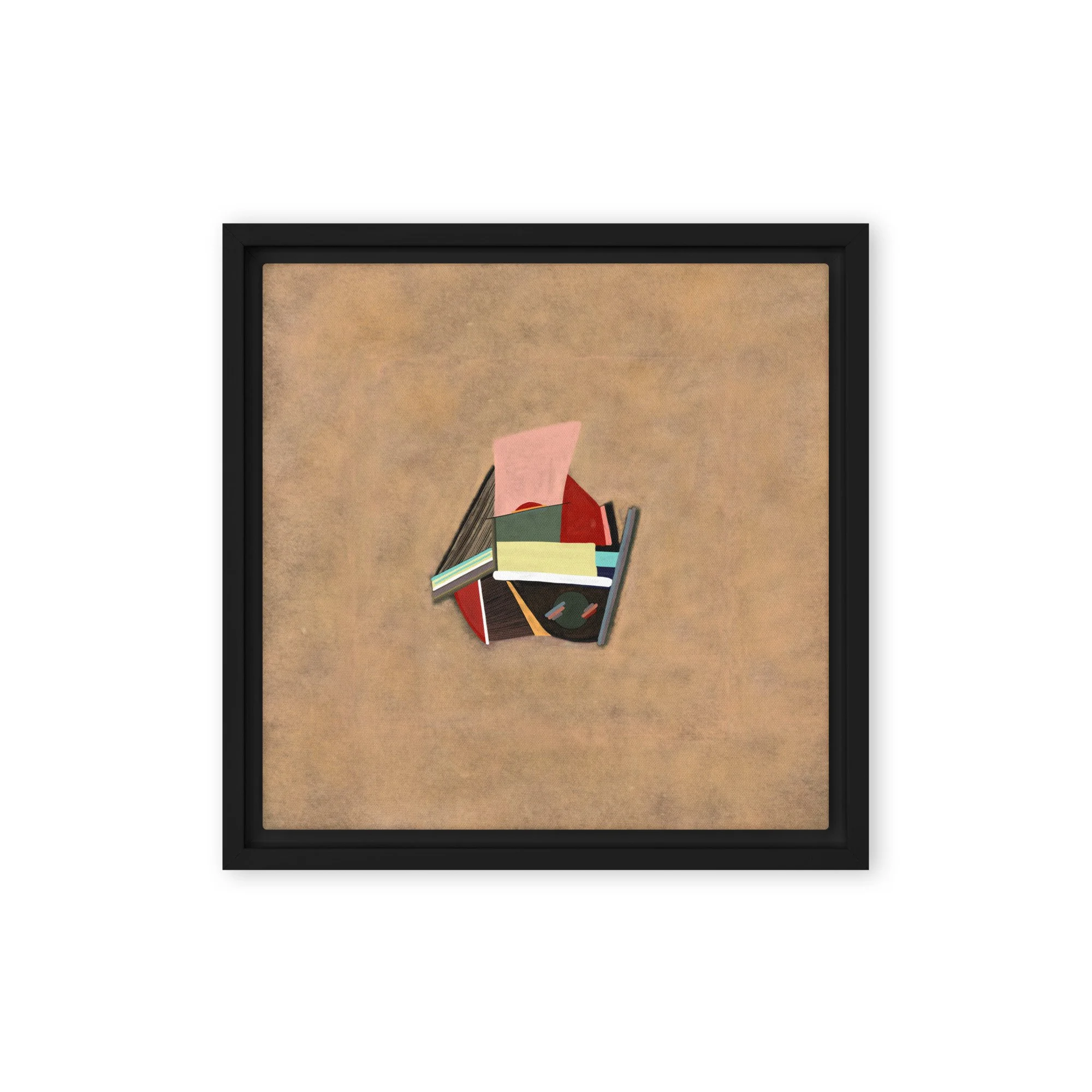“Polly Deco” (2025) Framed Art Print on Canvas