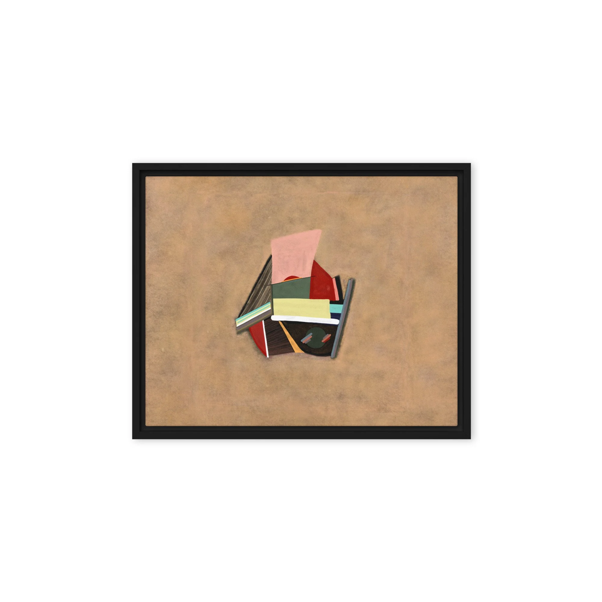 “Polly Deco” (2025) Framed Art Print on Canvas