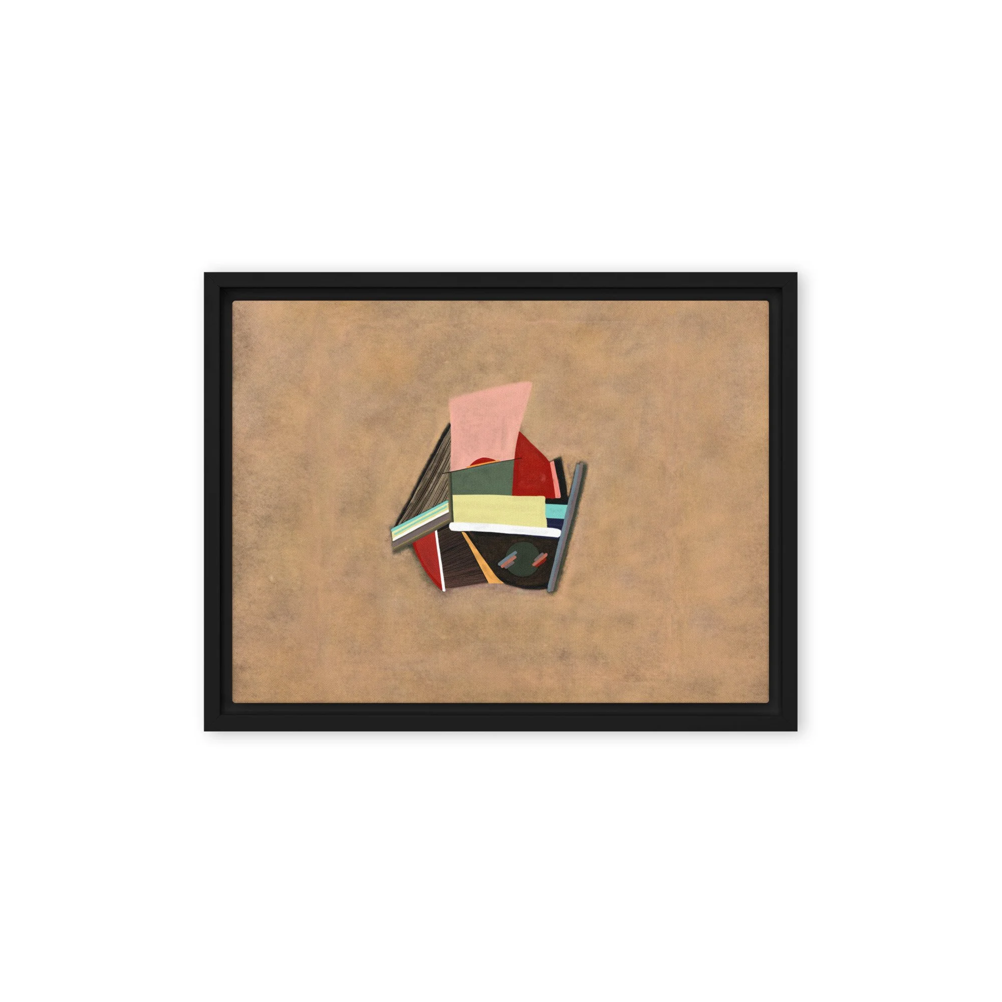 “Polly Deco” (2025) Framed Art Print on Canvas
