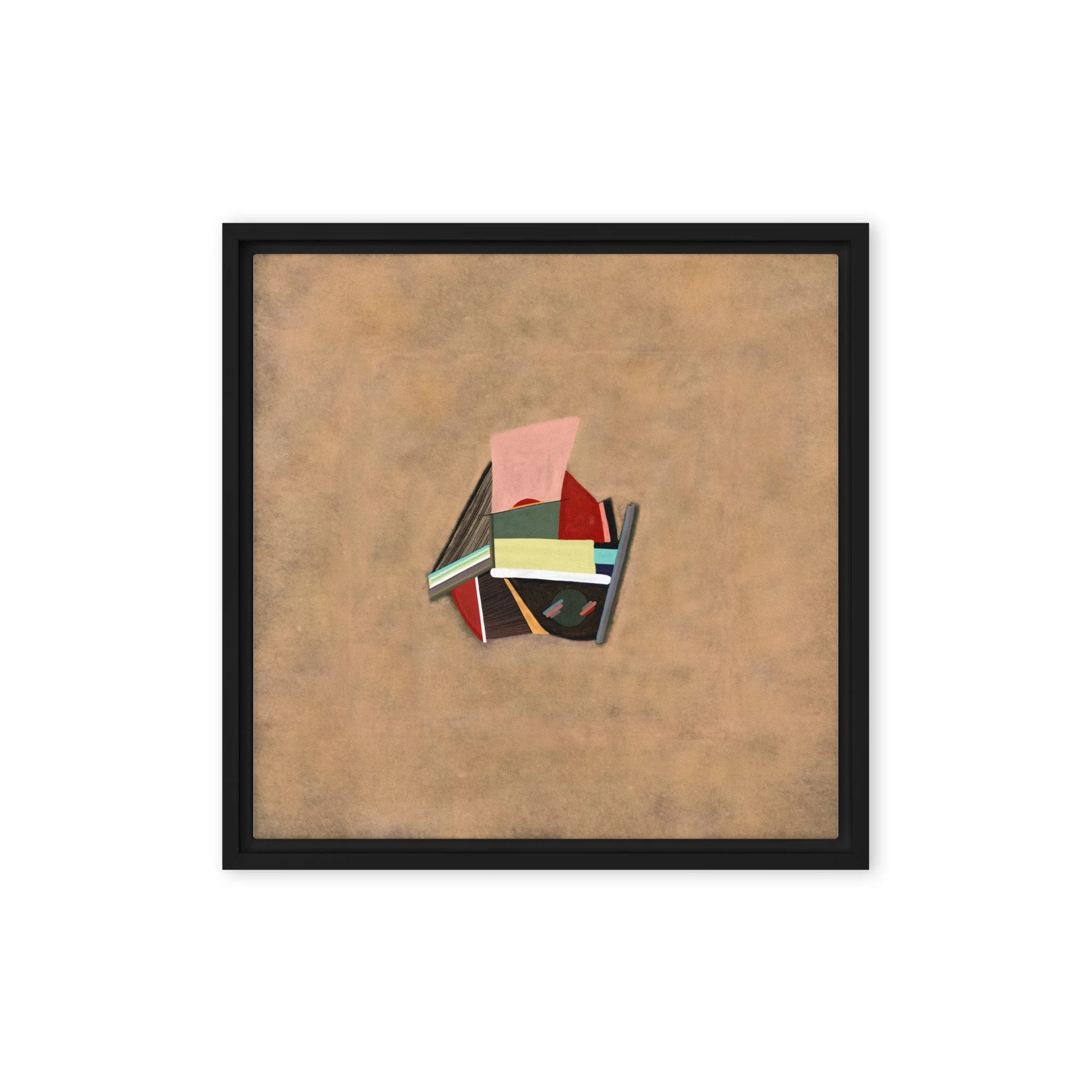 “Polly Deco” (2025) Framed Art Print on Canvas