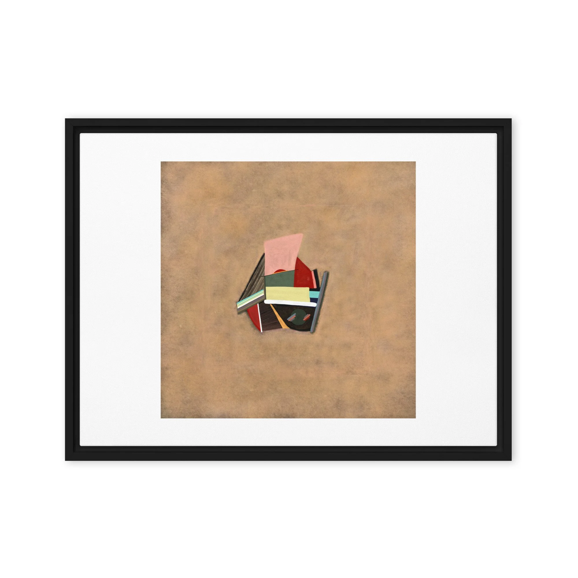 “Polly Deco” (2025) Framed Art Print on Canvas