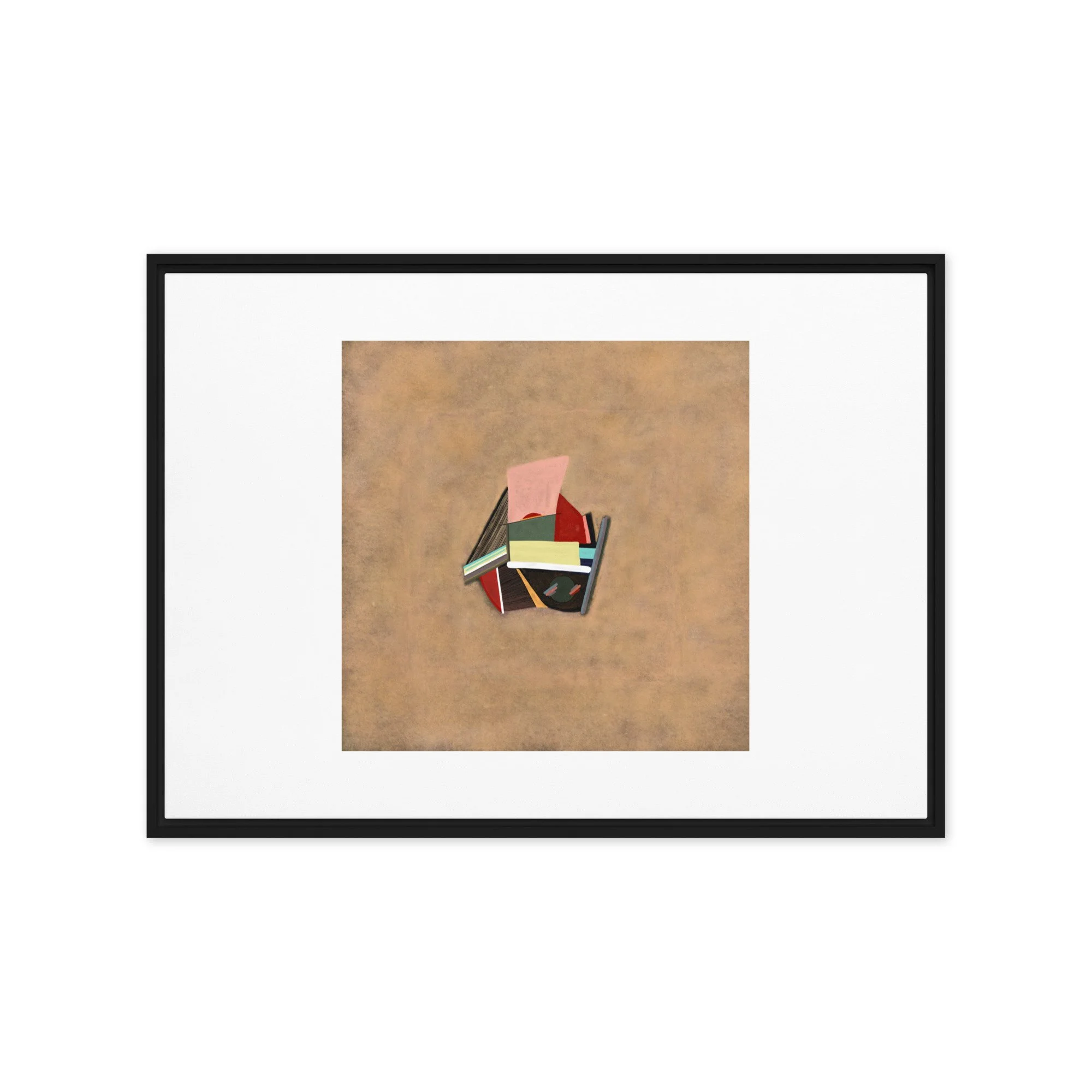 “Polly Deco” (2025) Framed Art Print on Canvas