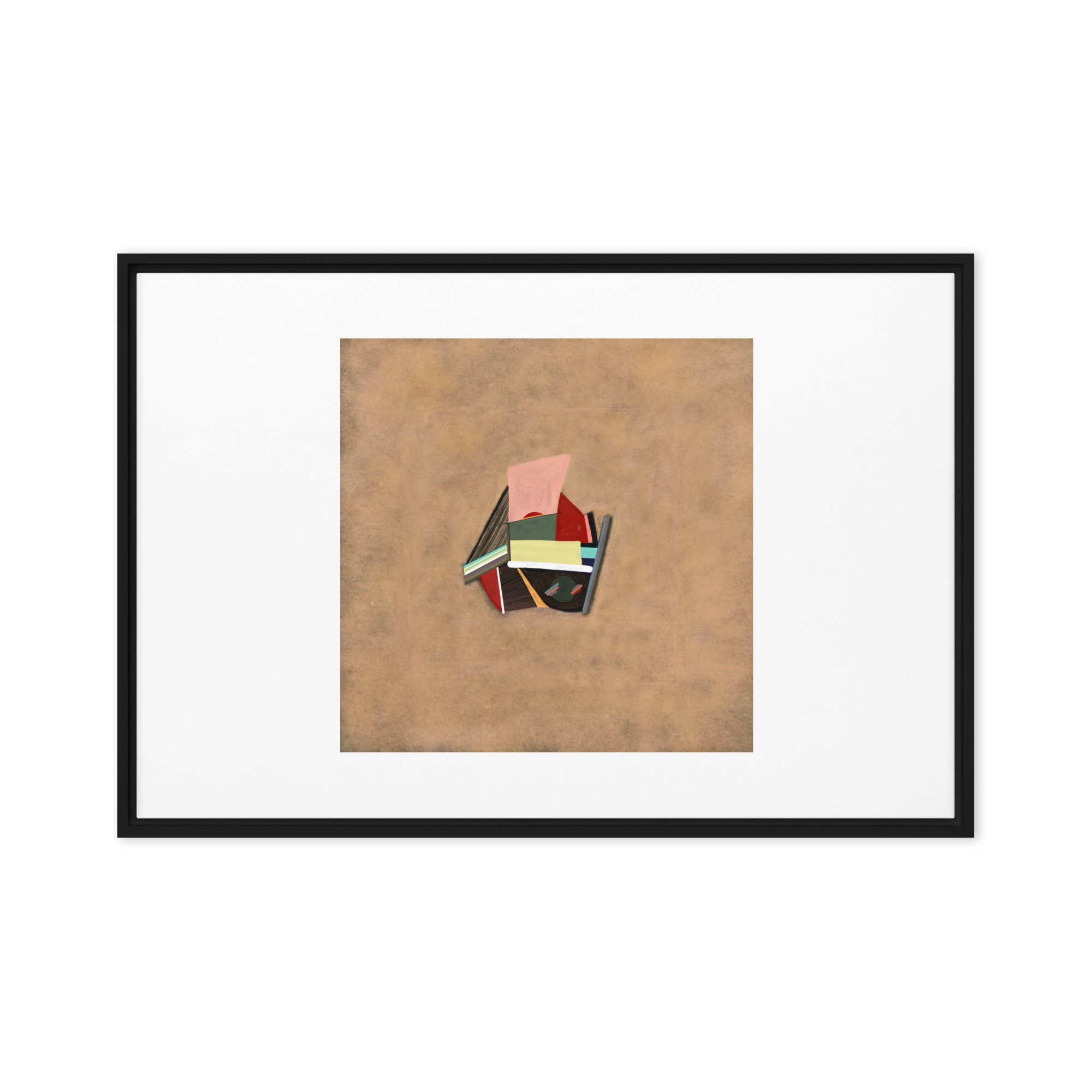 “Polly Deco” (2025) Framed Art Print on Canvas