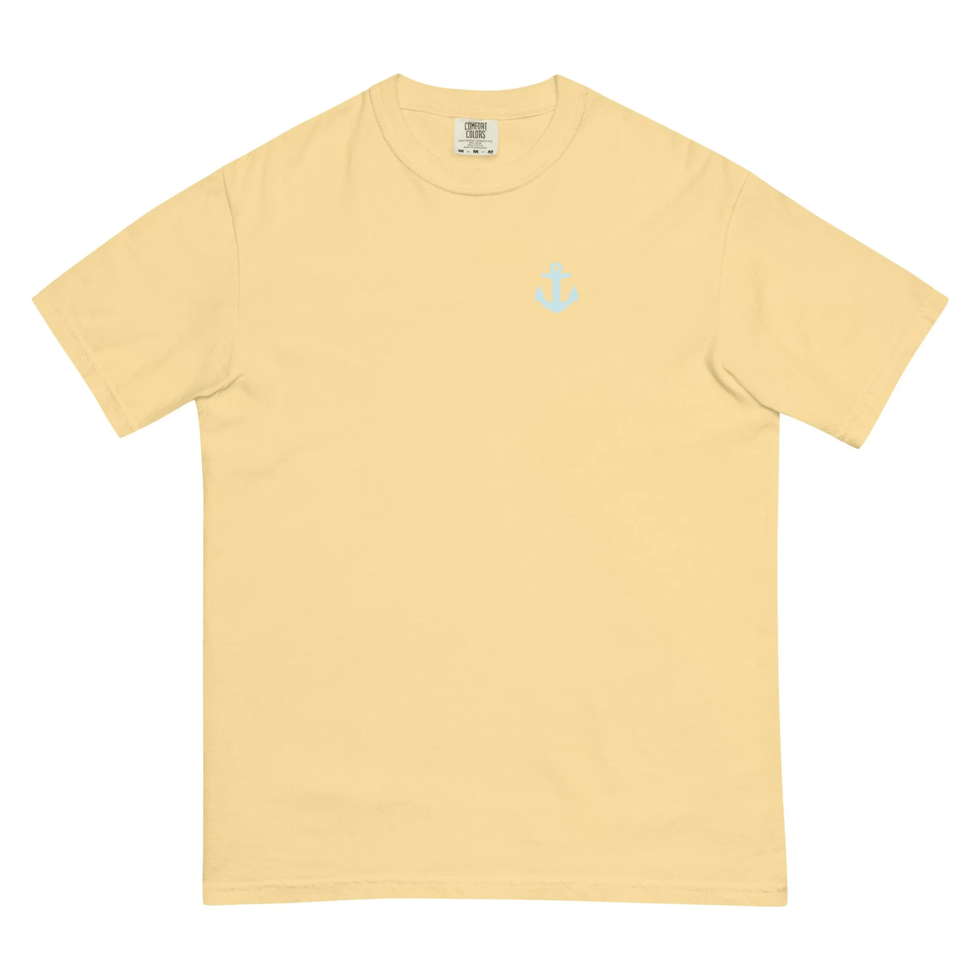Unisex cotton t-shirt with anchor