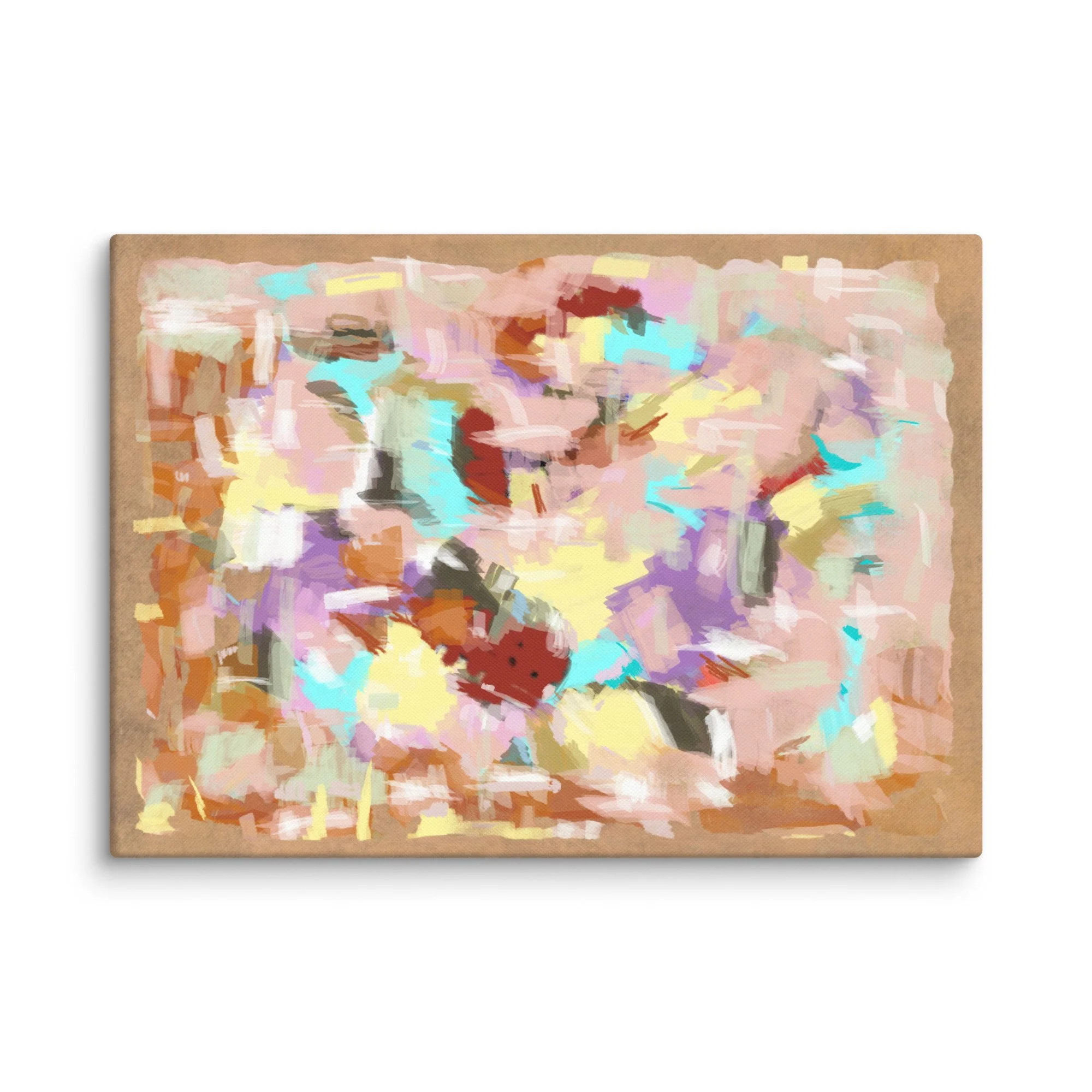 “Pink Puddle” (2025) Consciousness Realm Art Print on Canvas
