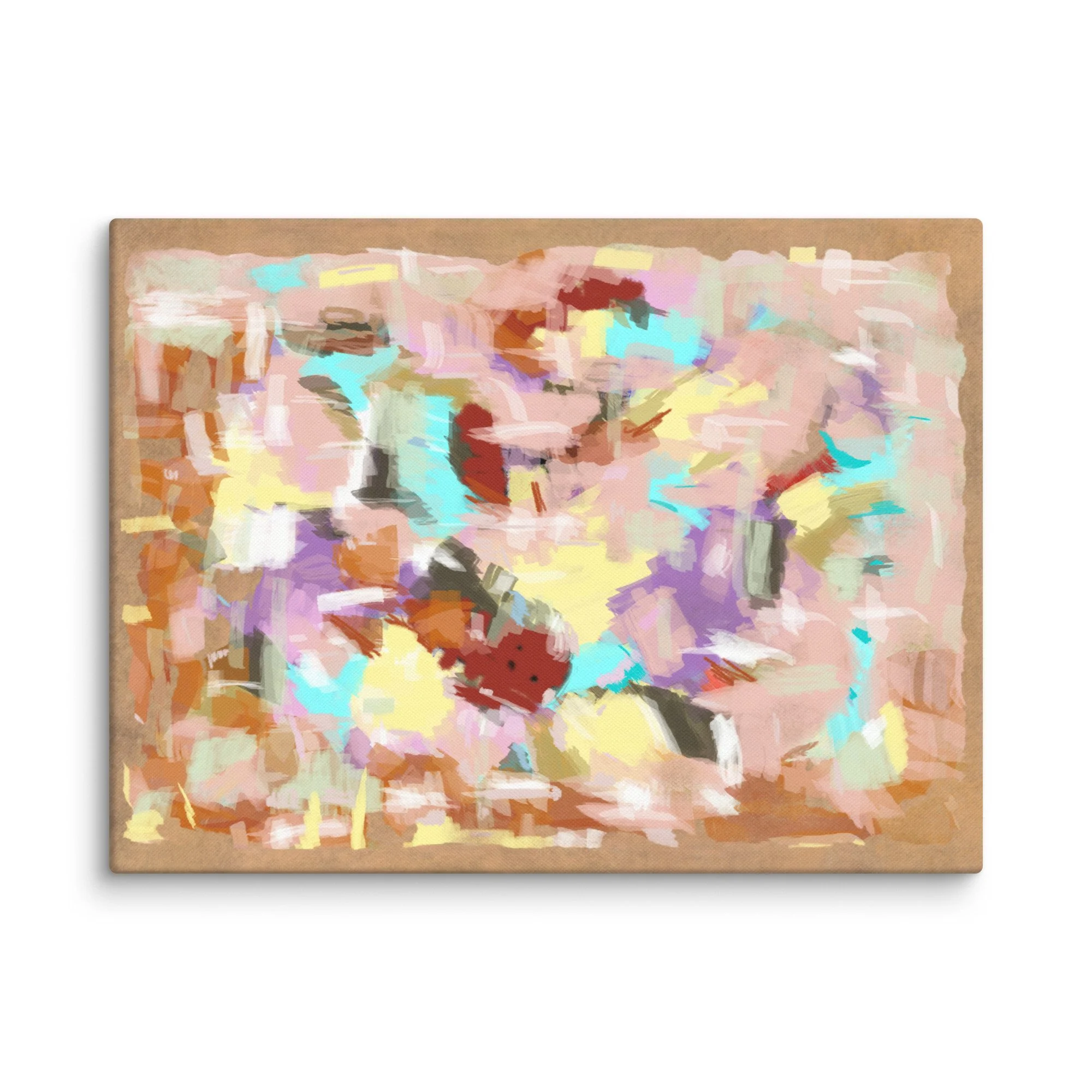 “Pink Puddle” (2025) Consciousness Realm Art Print on Canvas