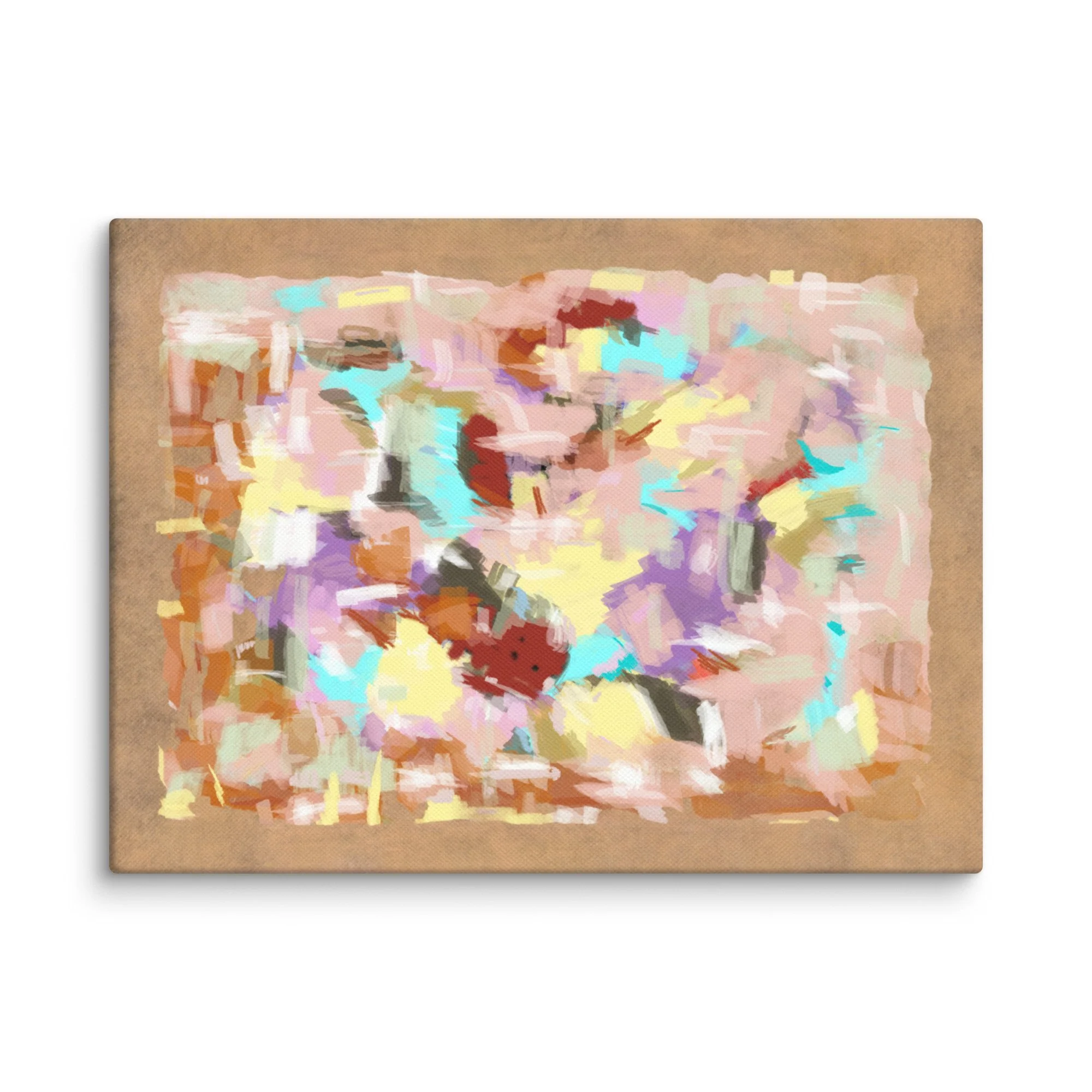 “Pink Puddle” (2025) Consciousness Realm Art Print on Canvas