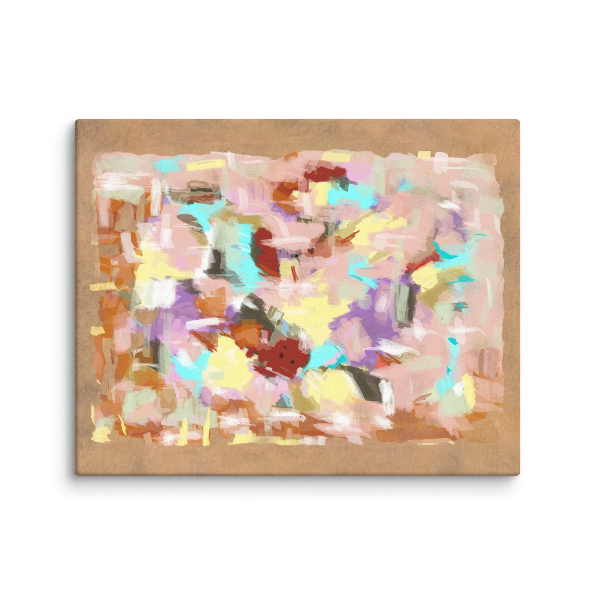 “Pink Puddle” (2025) Consciousness Realm Art Print on Canvas