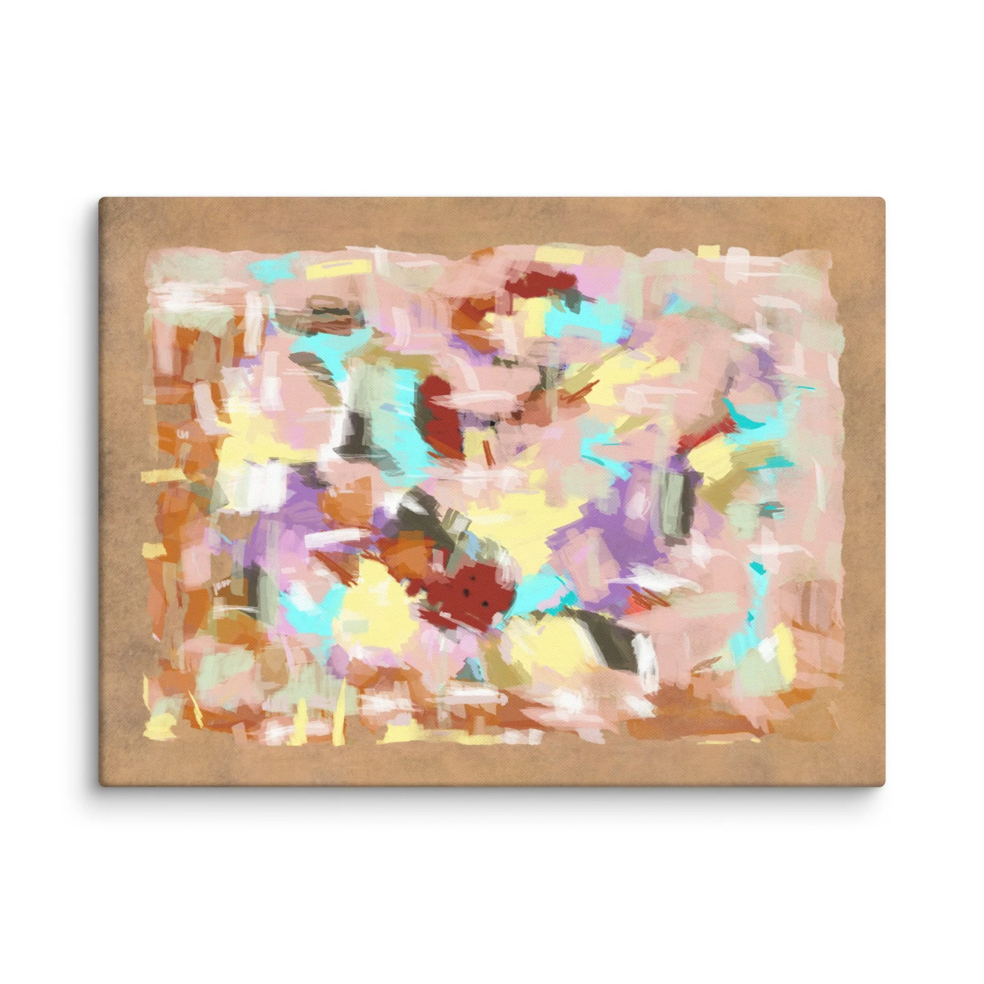 “Pink Puddle” (2025) Consciousness Realm Art Print on Canvas