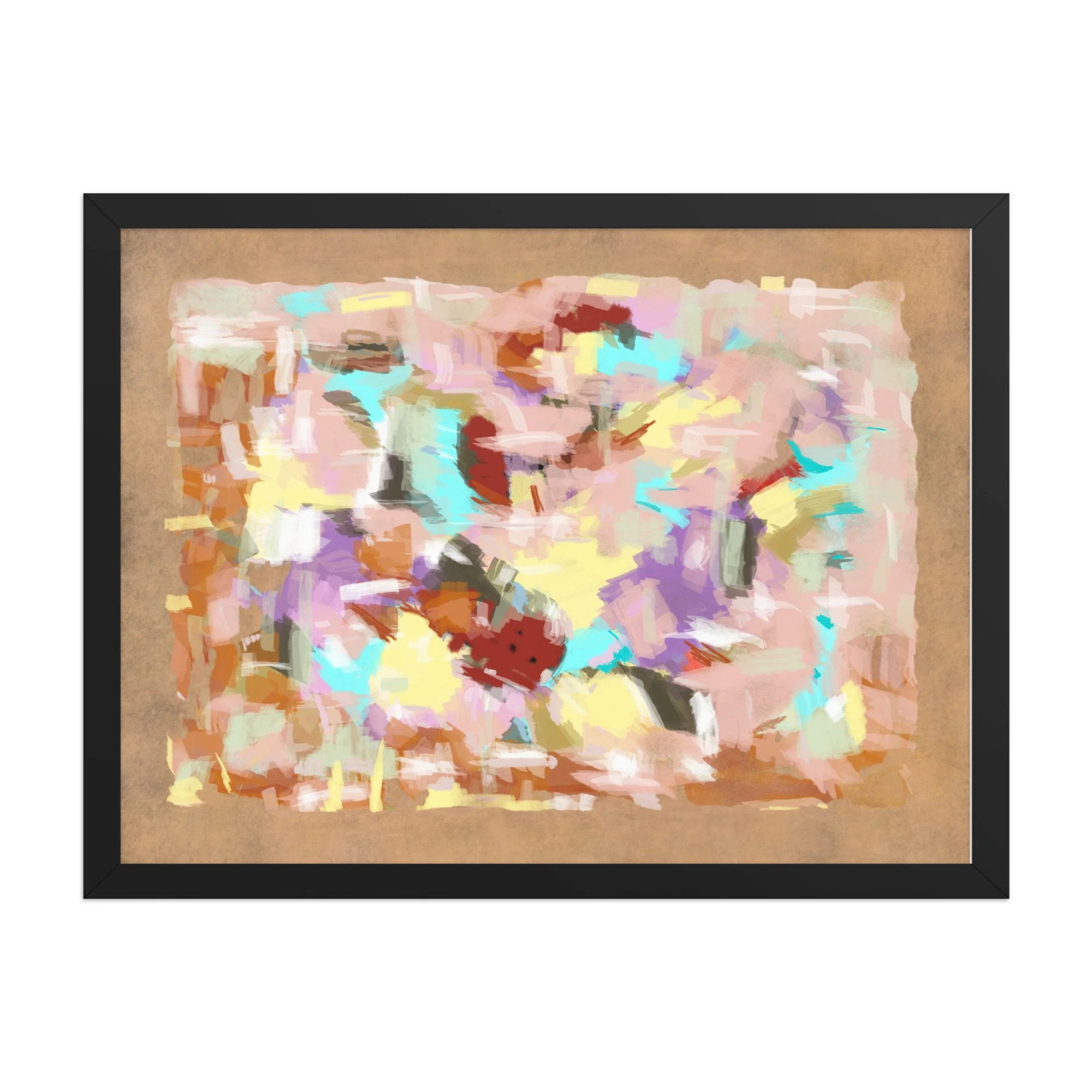 Pink Puddle” (2025) Framed Art Print