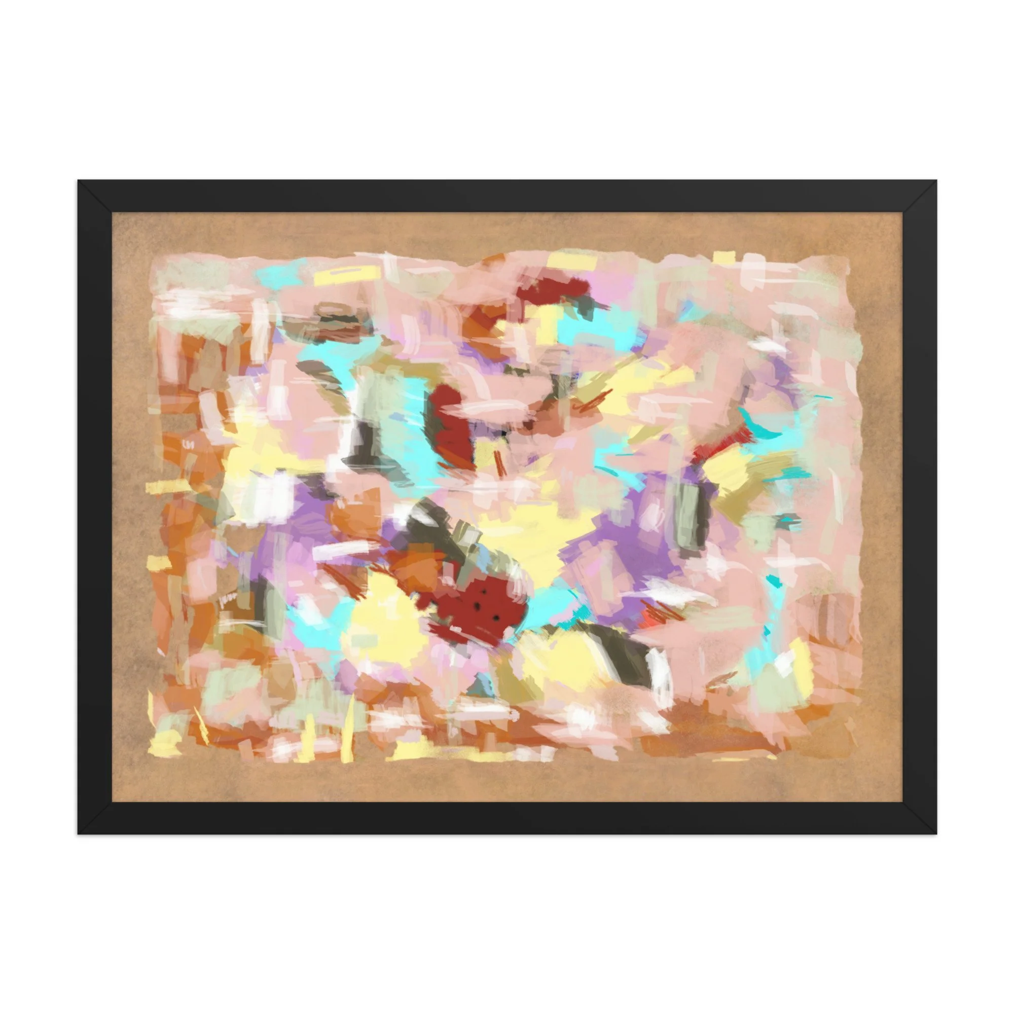 Pink Puddle” (2025) Framed Art Print