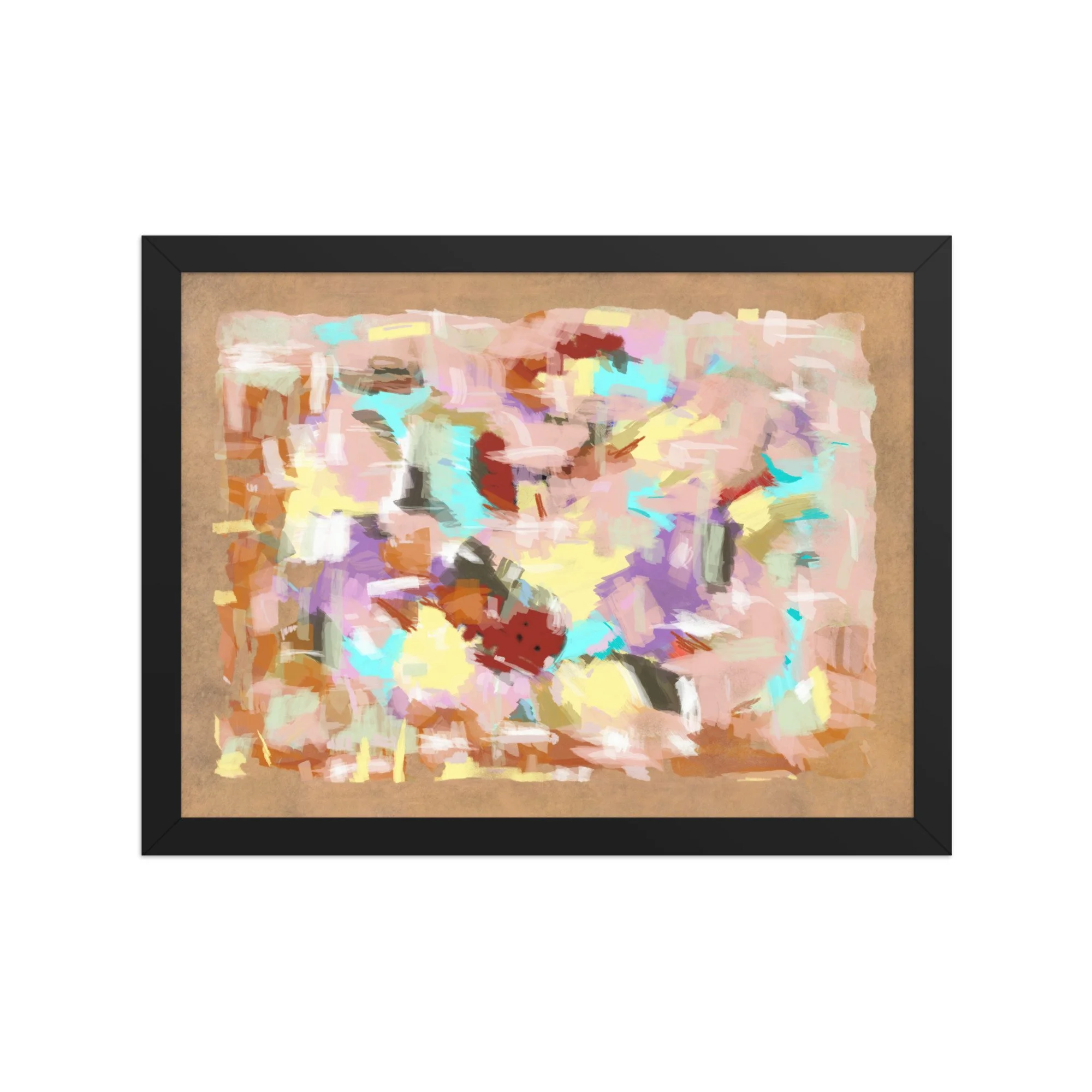 Pink Puddle” (2025) Framed Art Print