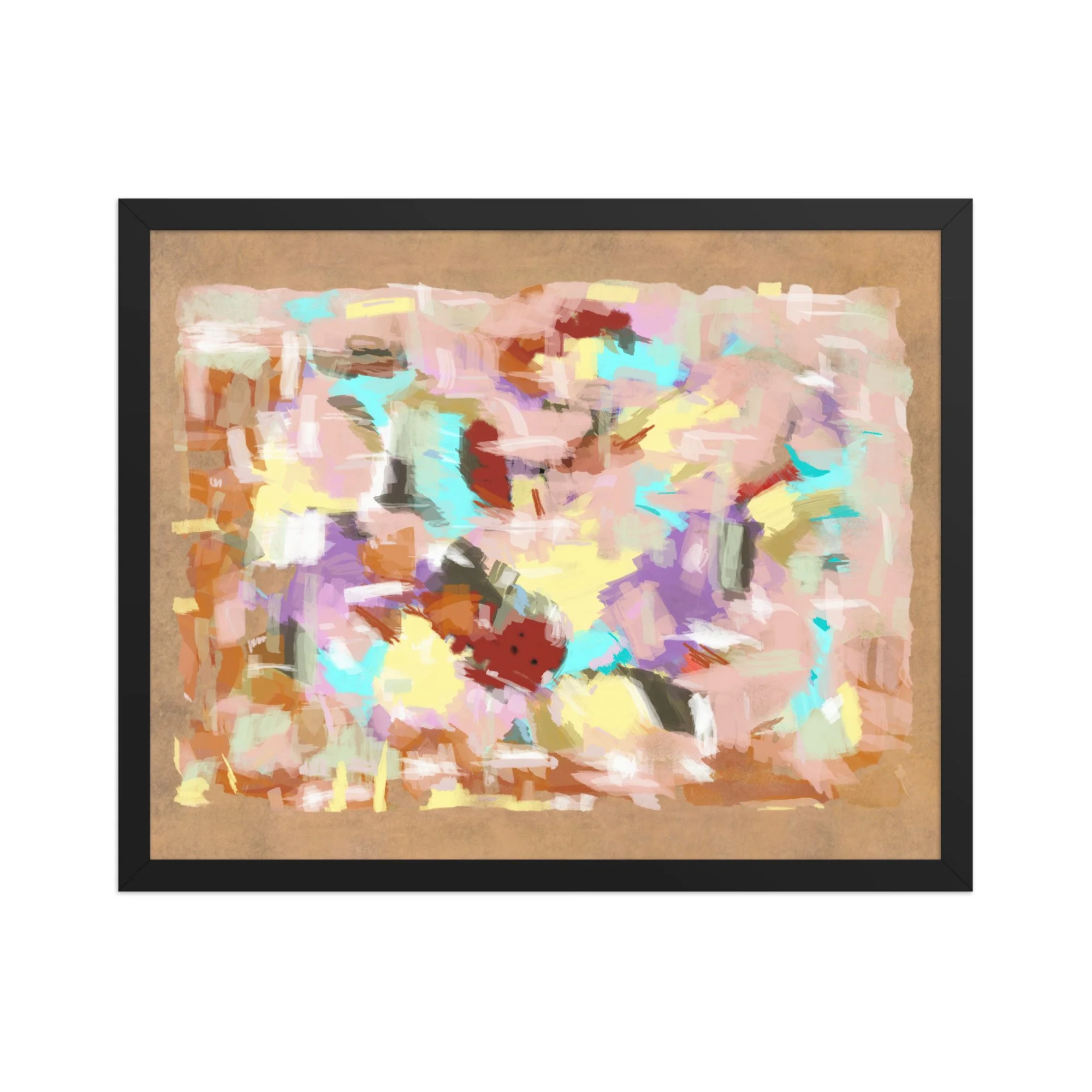 Pink Puddle” (2025) Framed Art Print
