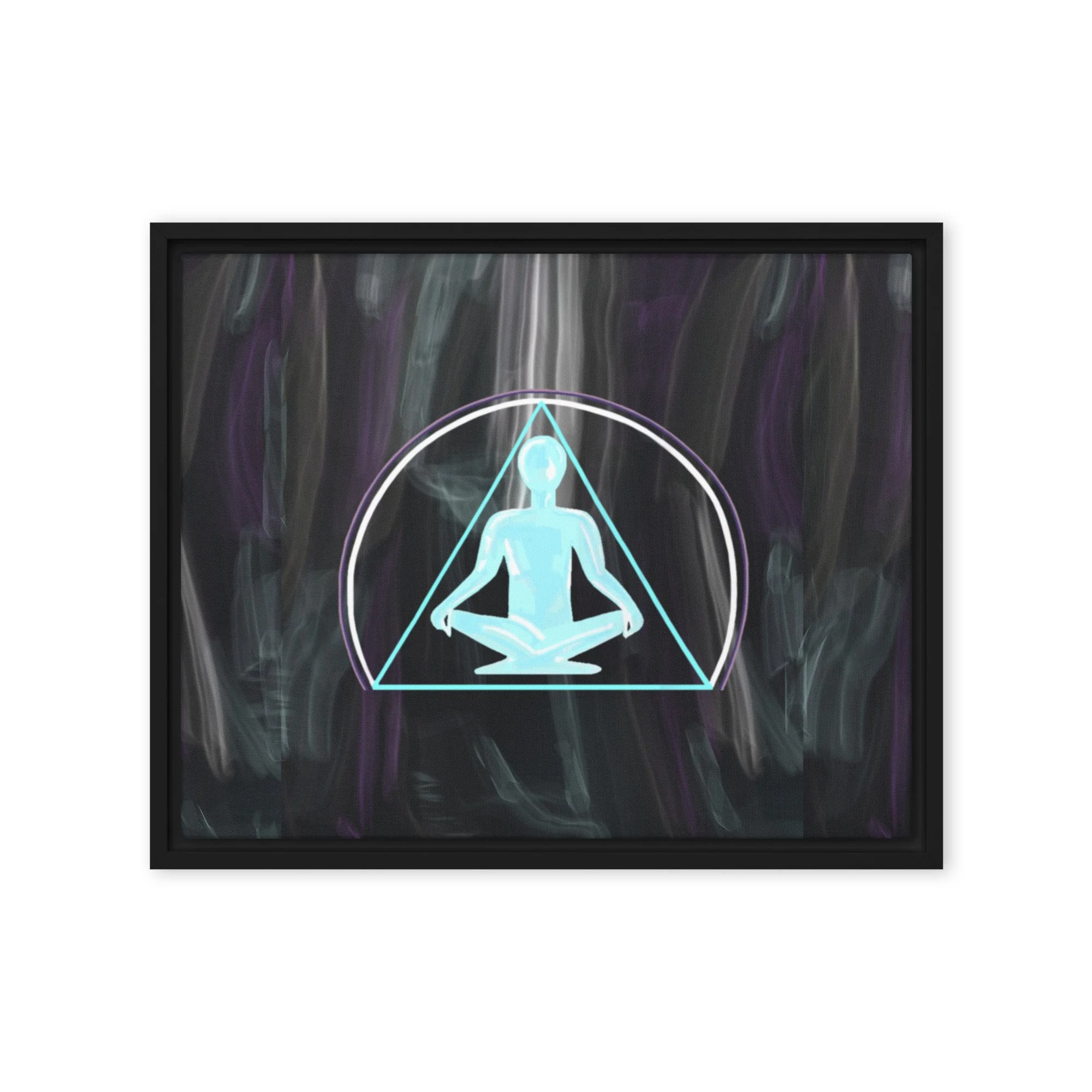 “Mindfulness” (2025) Framed Art Print on Canvas