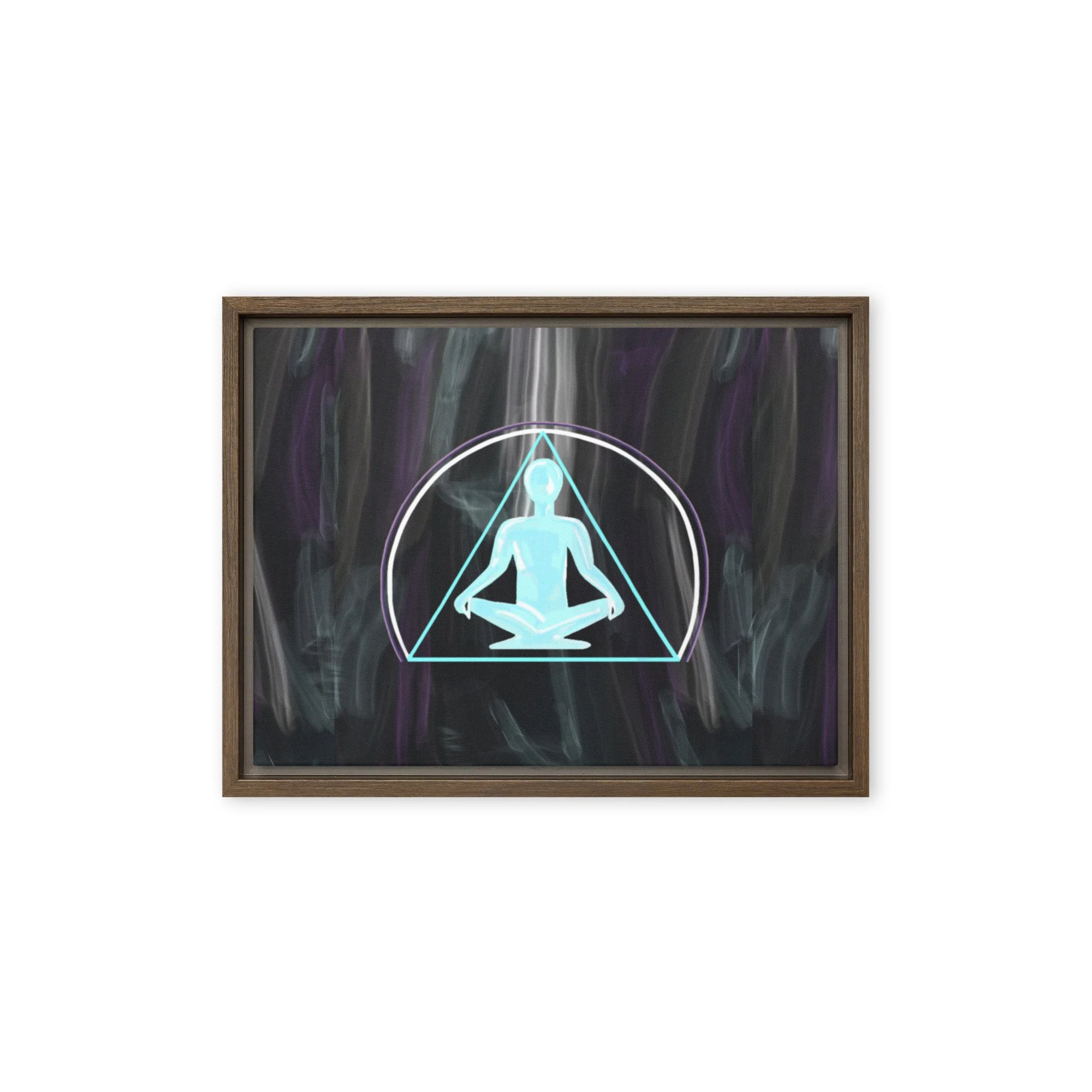“Mindfulness” (2025) Framed Art Print on Canvas