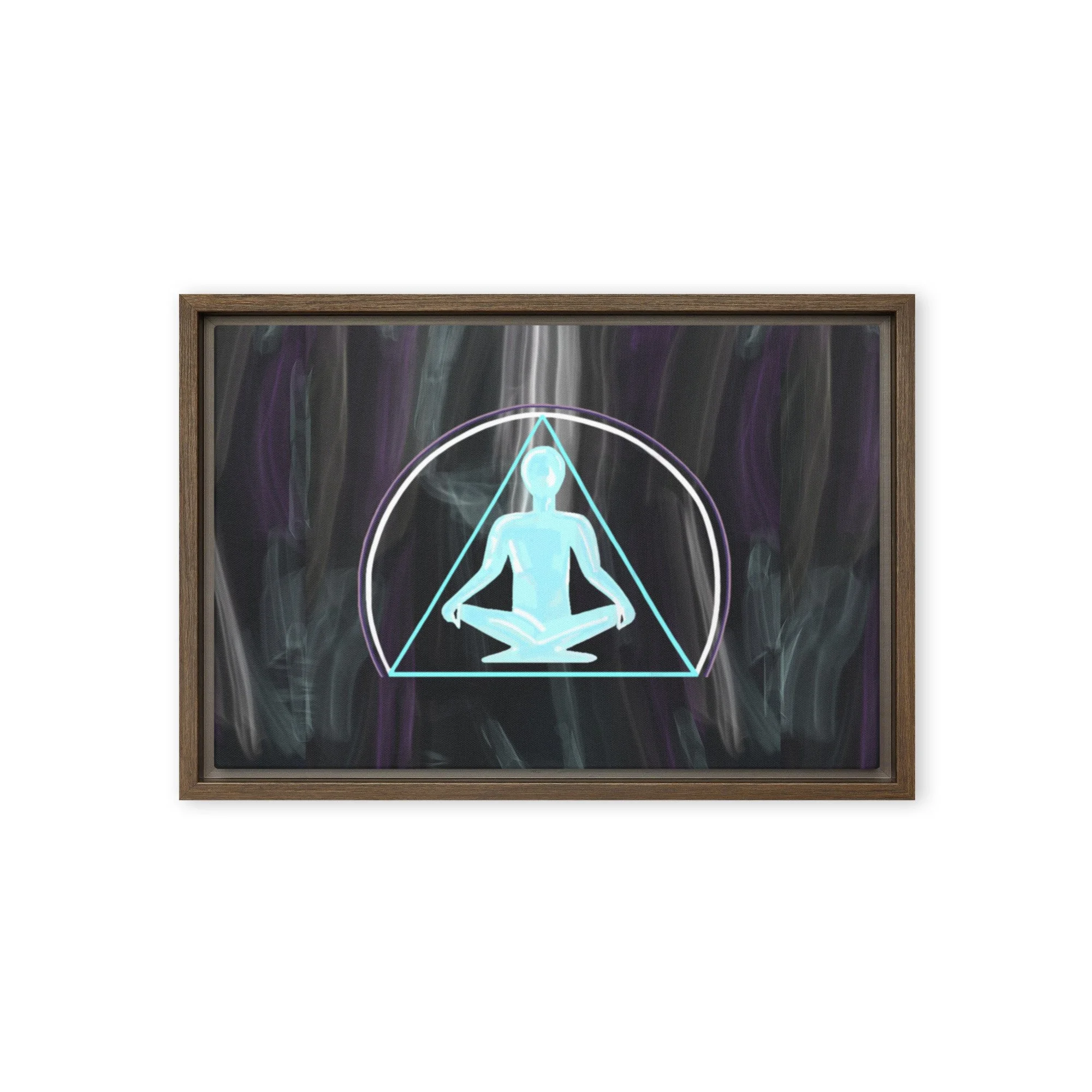 “Mindfulness” (2025) Framed Art Print on Canvas
