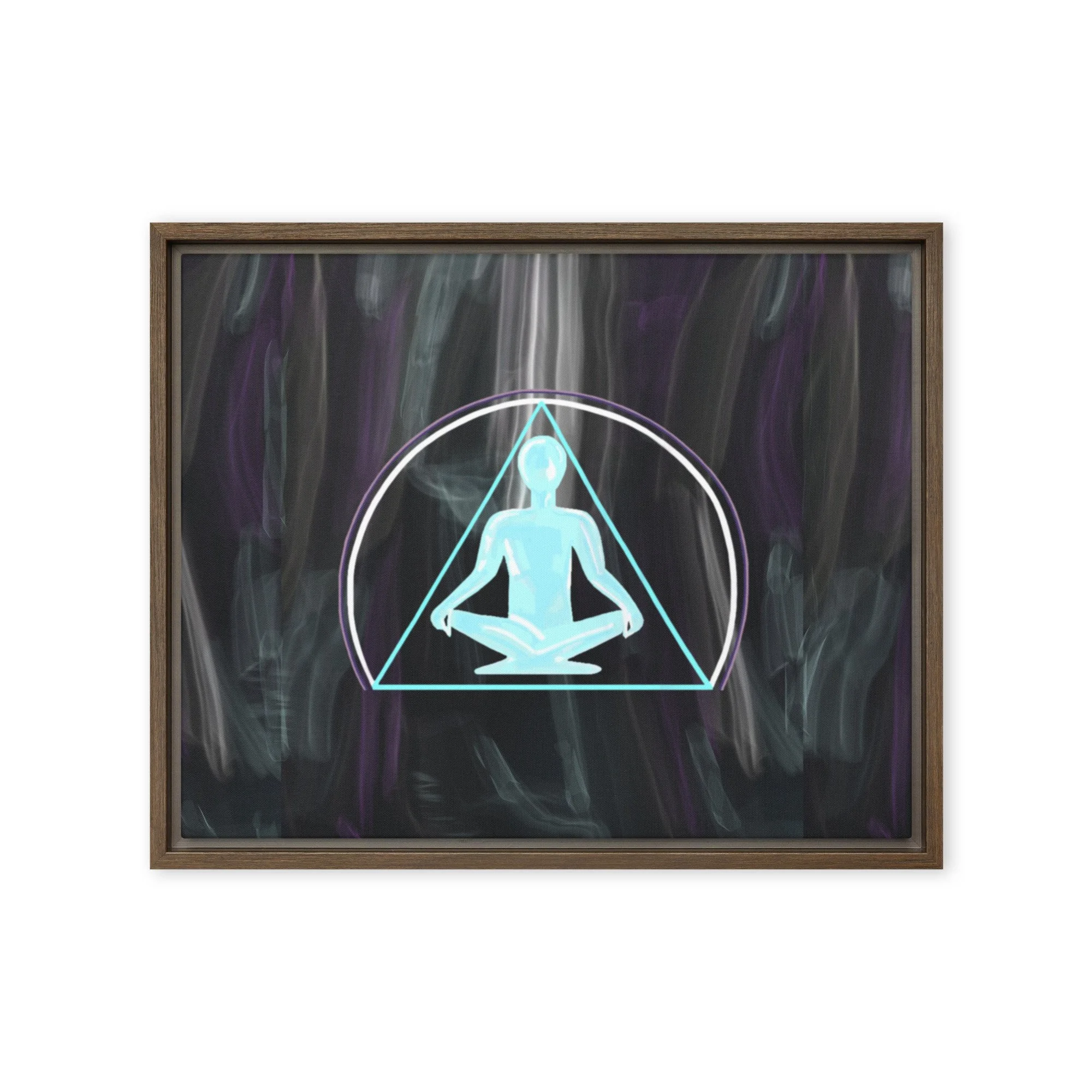 “Mindfulness” (2025) Framed Art Print on Canvas