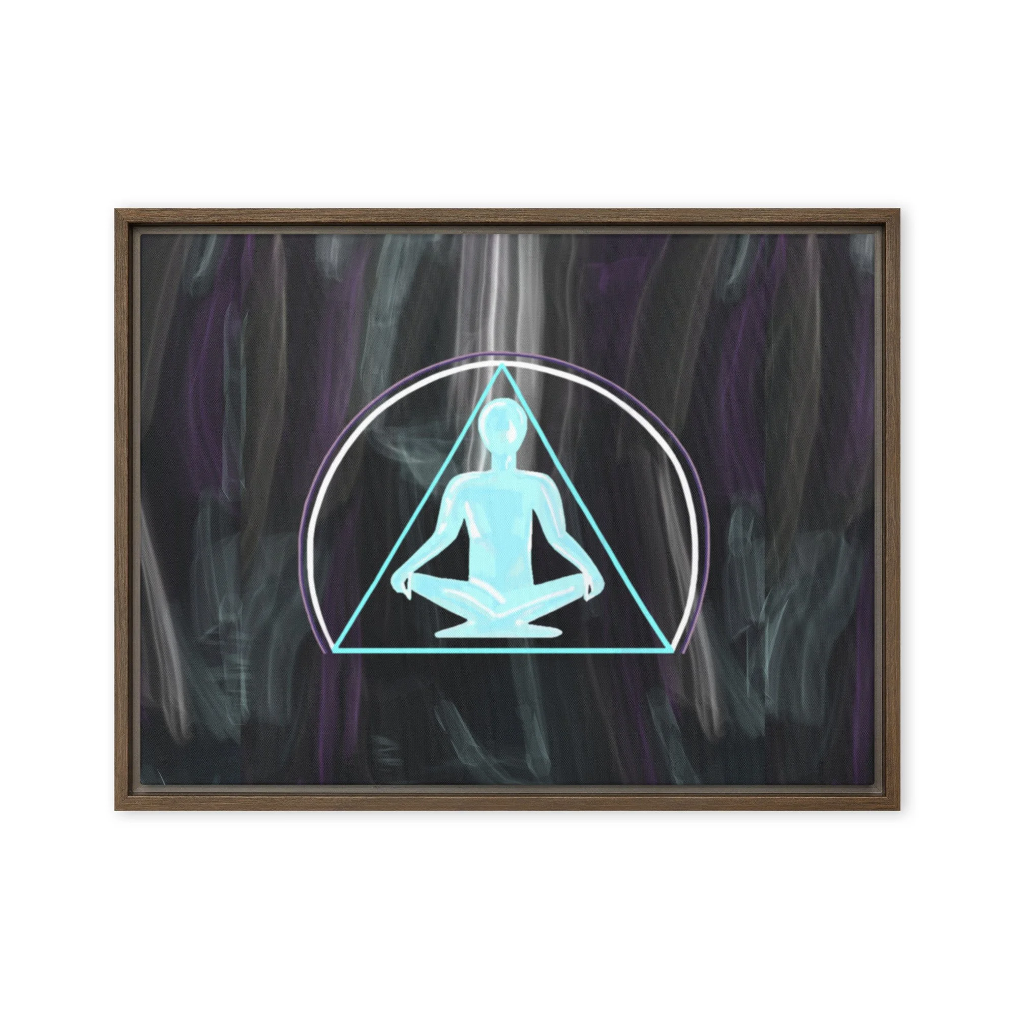 “Mindfulness” (2025) Framed Art Print on Canvas