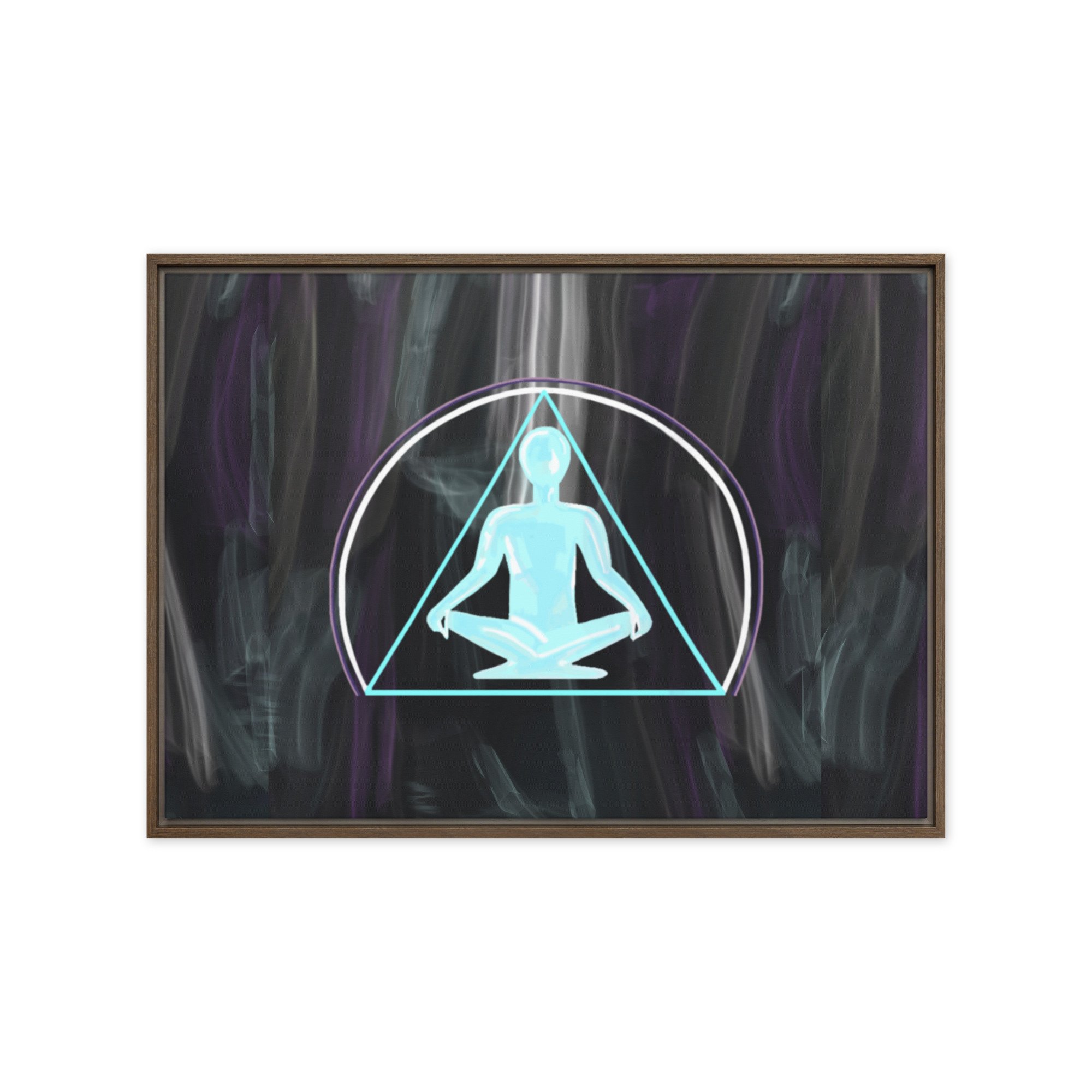 “Mindfulness” (2025) Framed Art Print on Canvas