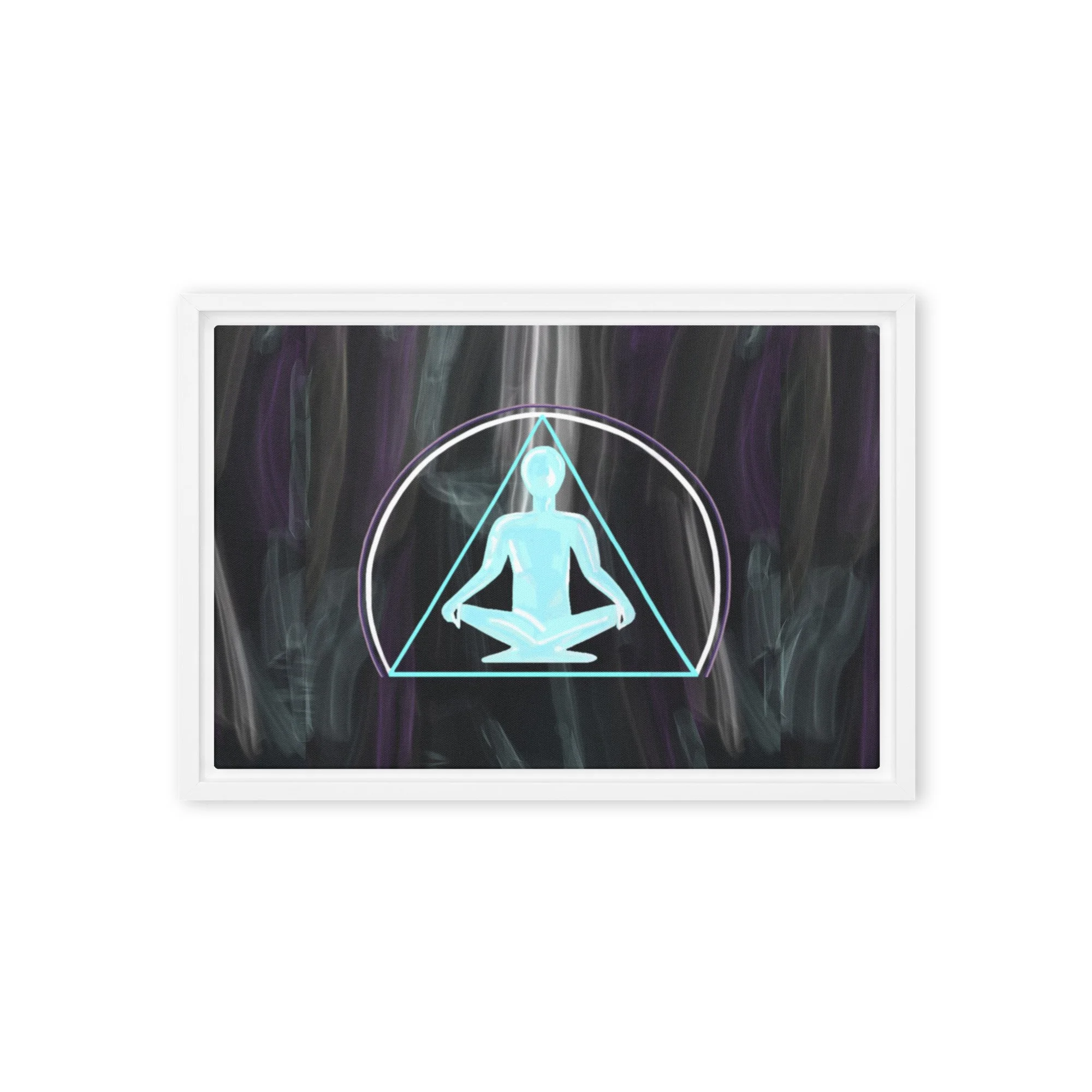 “Mindfulness” (2025) Framed Art Print on Canvas