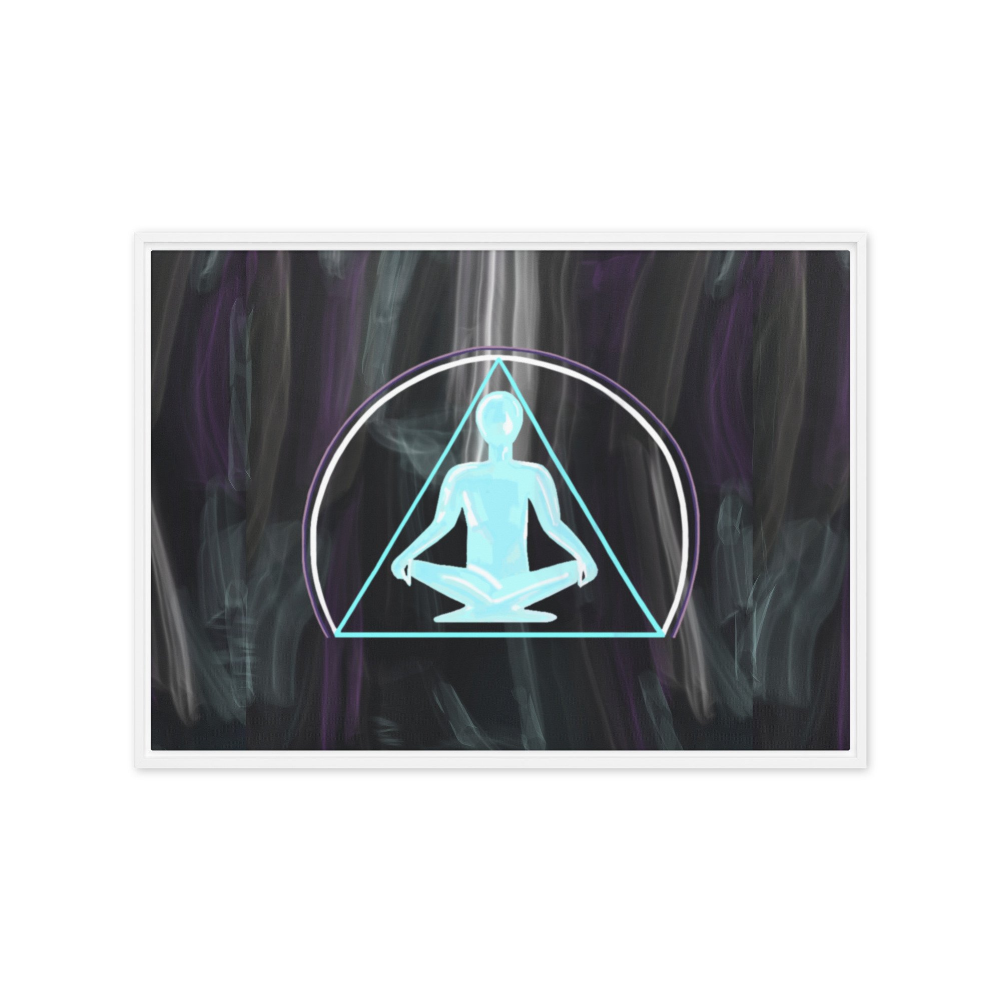 “Mindfulness” (2025) Framed Art Print on Canvas