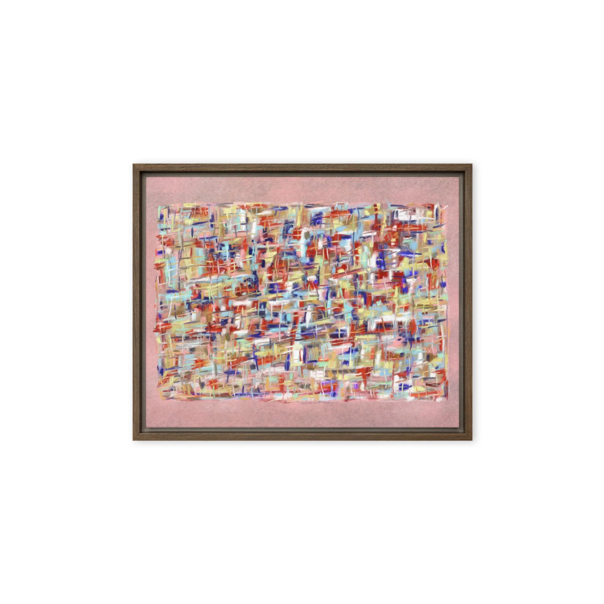 “Pretty Polly” (2025) Framed Art Print on Canvas