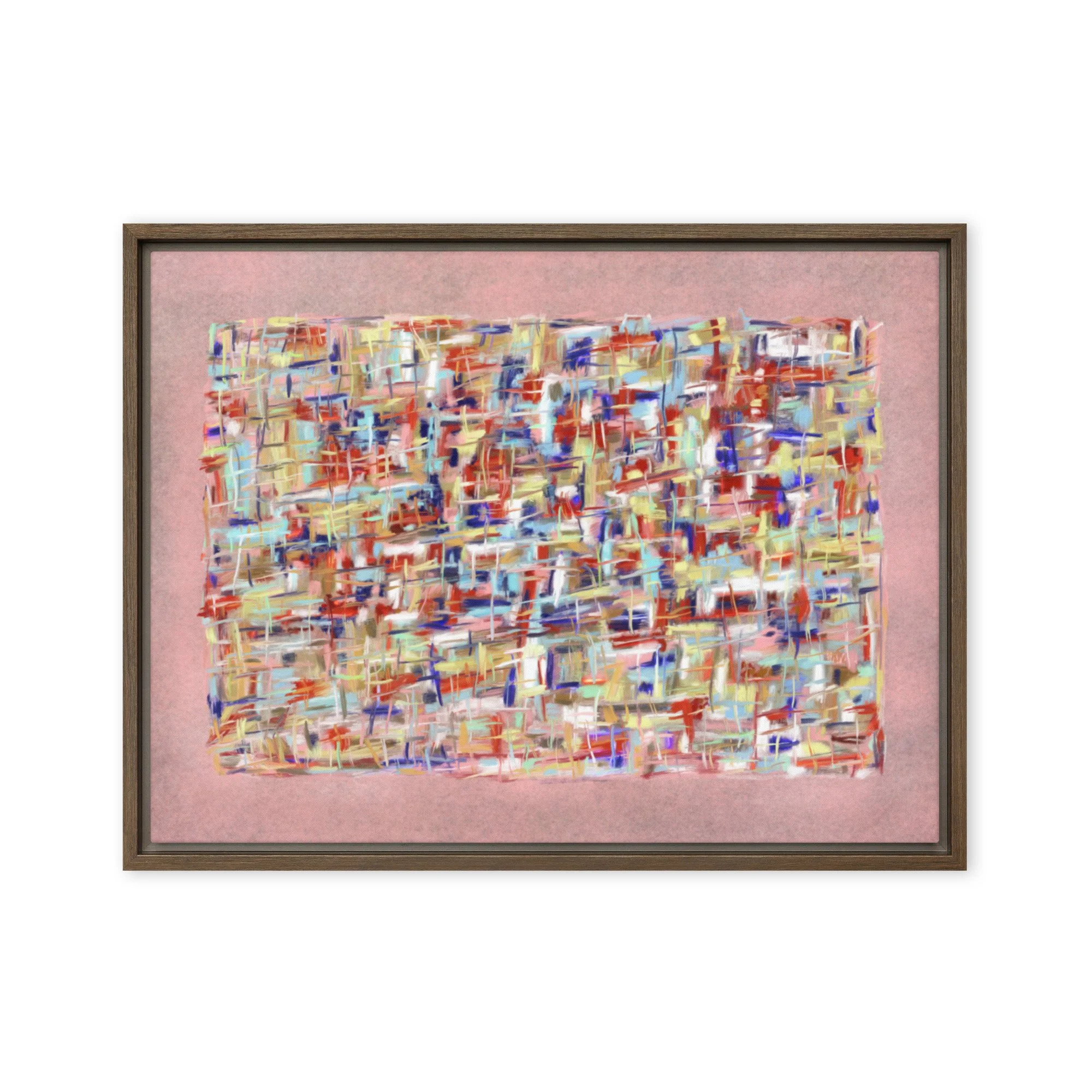 “Pretty Polly” (2025) Framed Art Print on Canvas