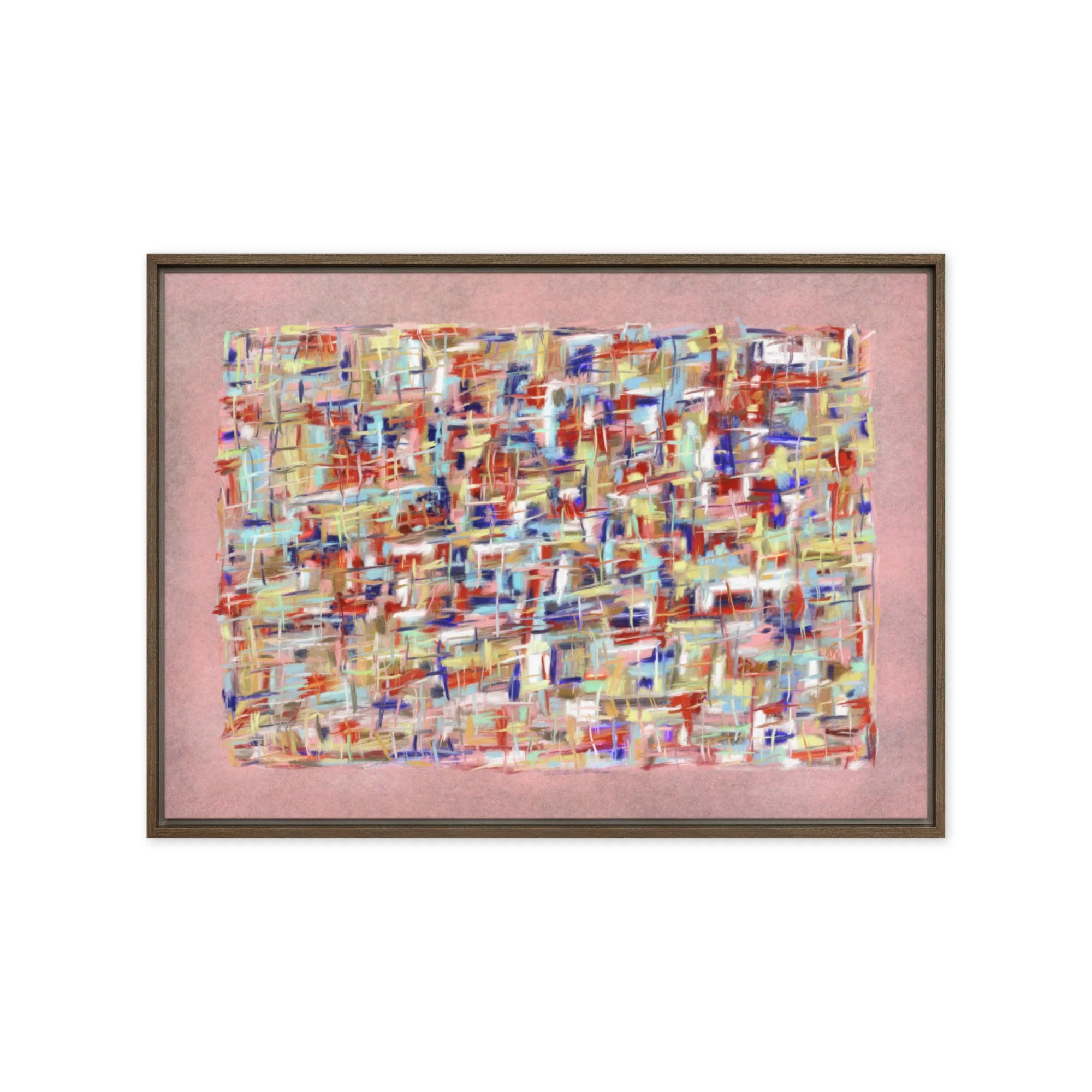 “Pretty Polly” (2025) Framed Art Print on Canvas