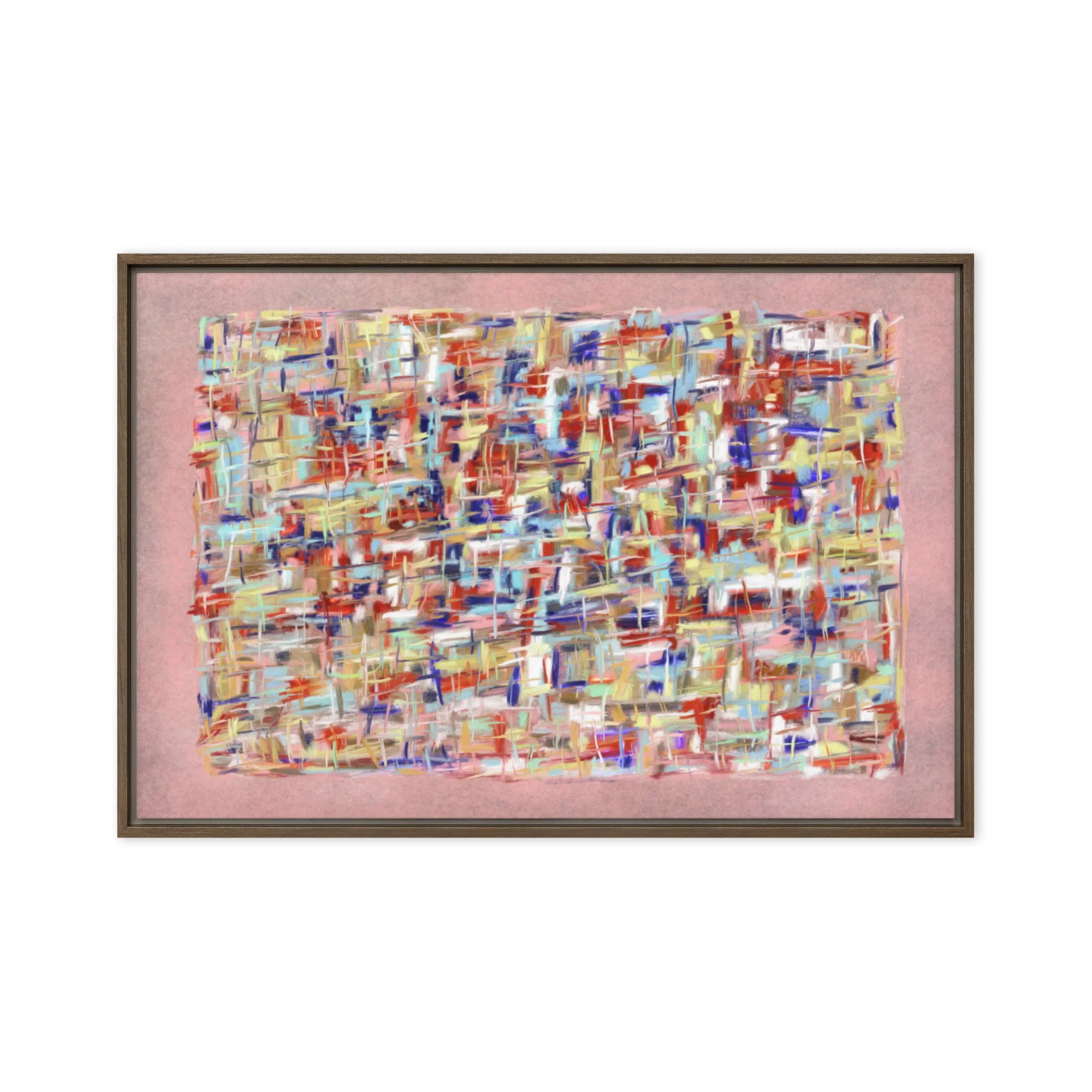 “Pretty Polly” (2025) Framed Art Print on Canvas