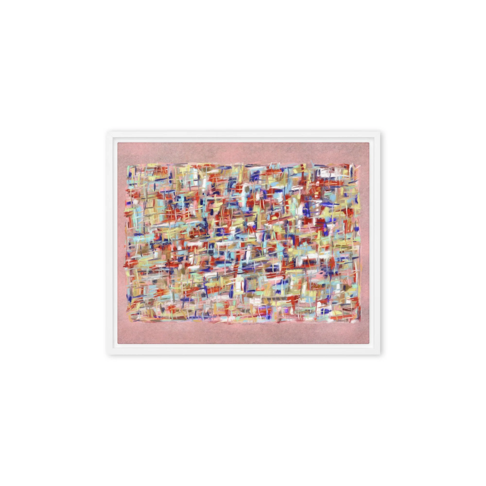 “Pretty Polly” (2025) Framed Art Print on Canvas