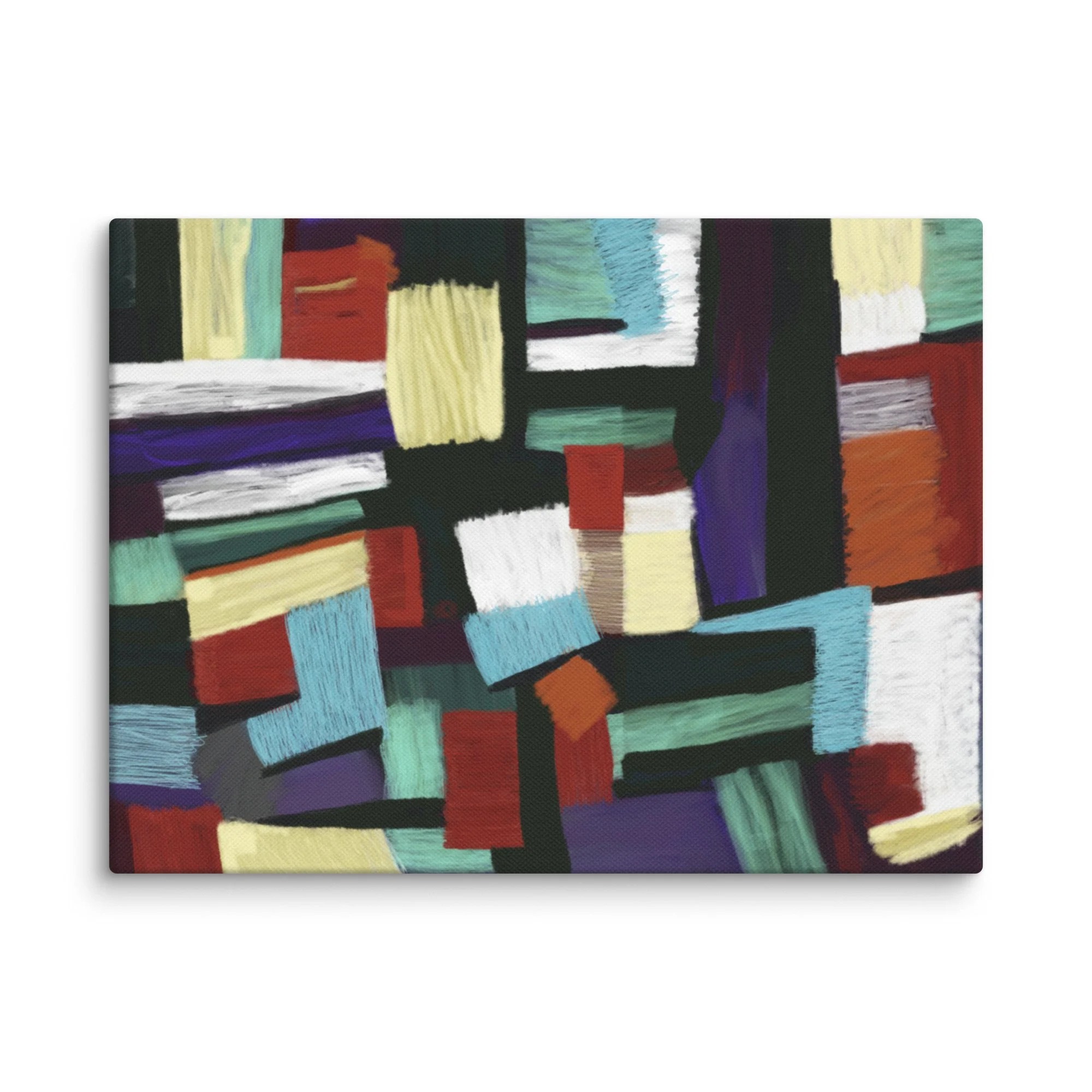 “Purple Red” (2025) Art Print on Canvas