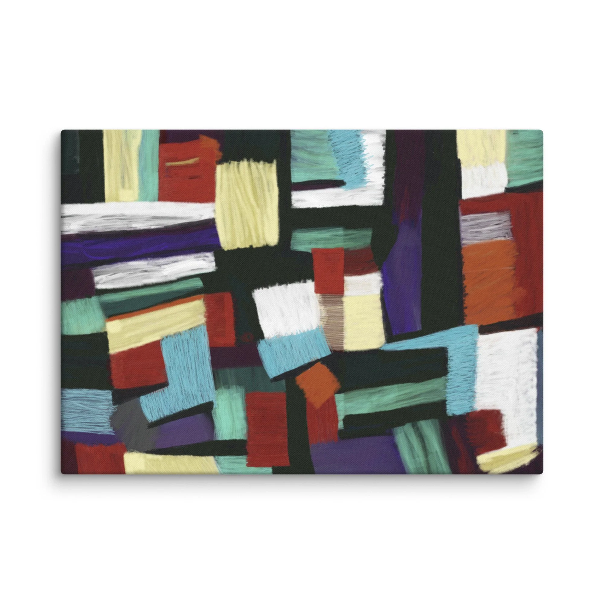 “Purple Red” (2025) Art Print on Canvas
