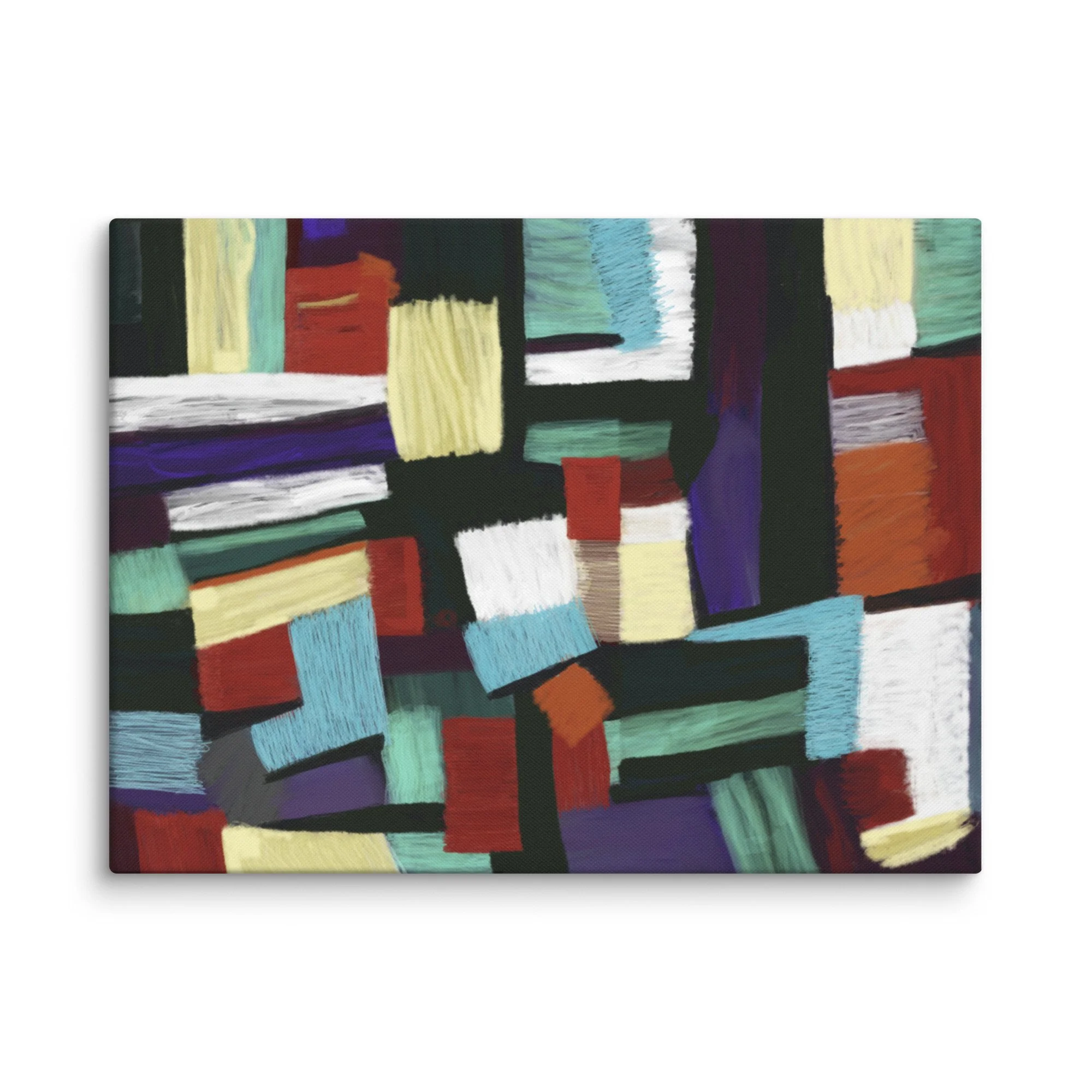 “Purple Red” (2025) Art Print on Canvas