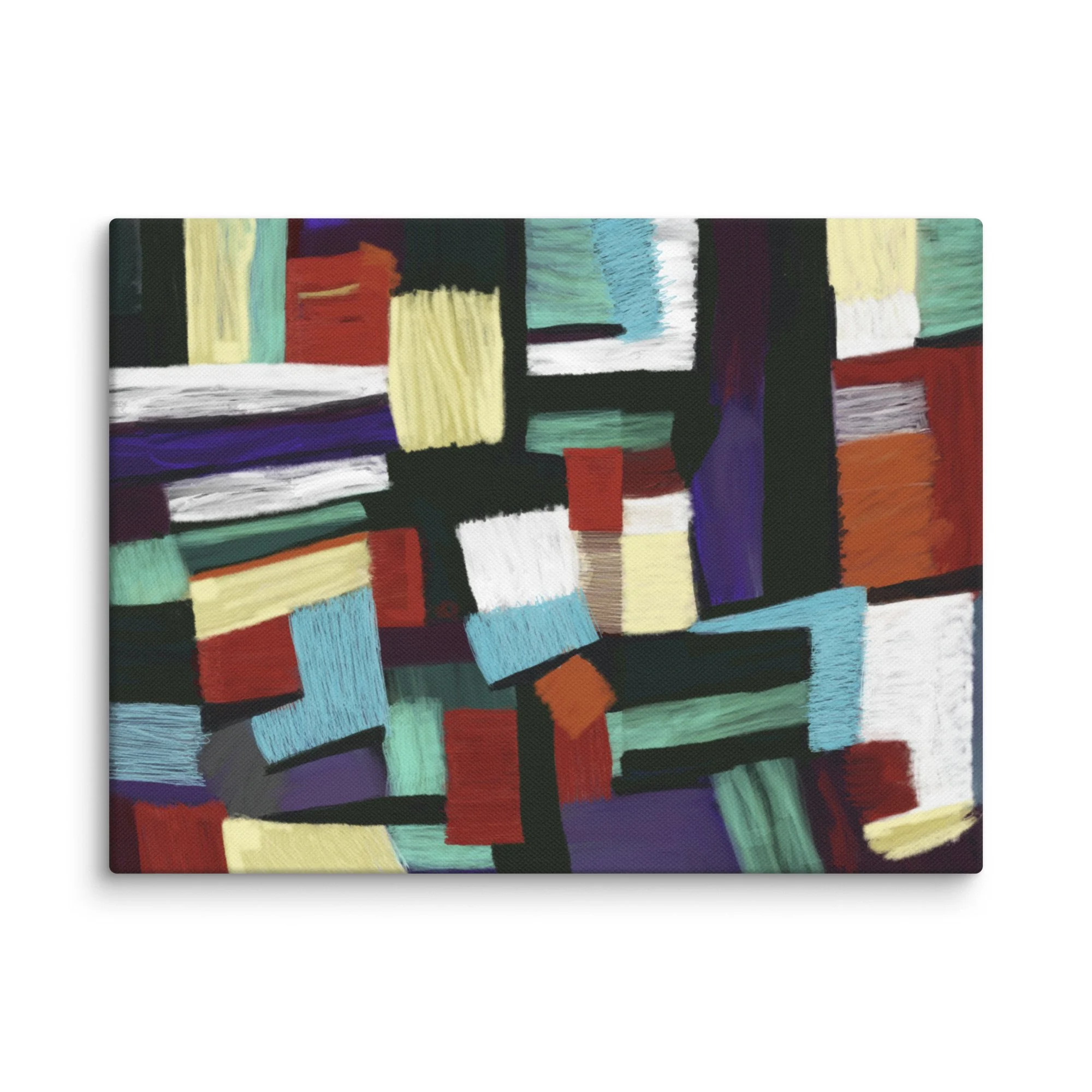“Purple Red” (2025) Art Print on Canvas