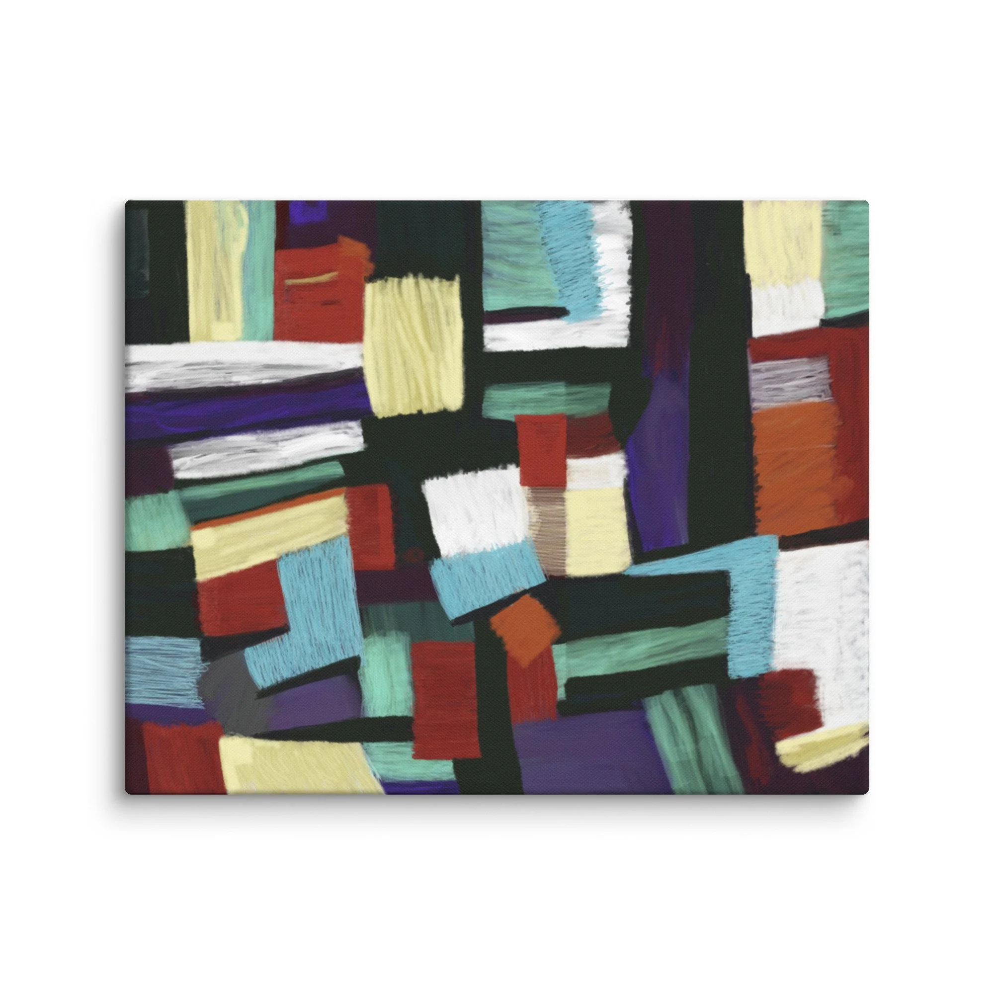 “Purple Red” (2025) Art Print on Canvas
