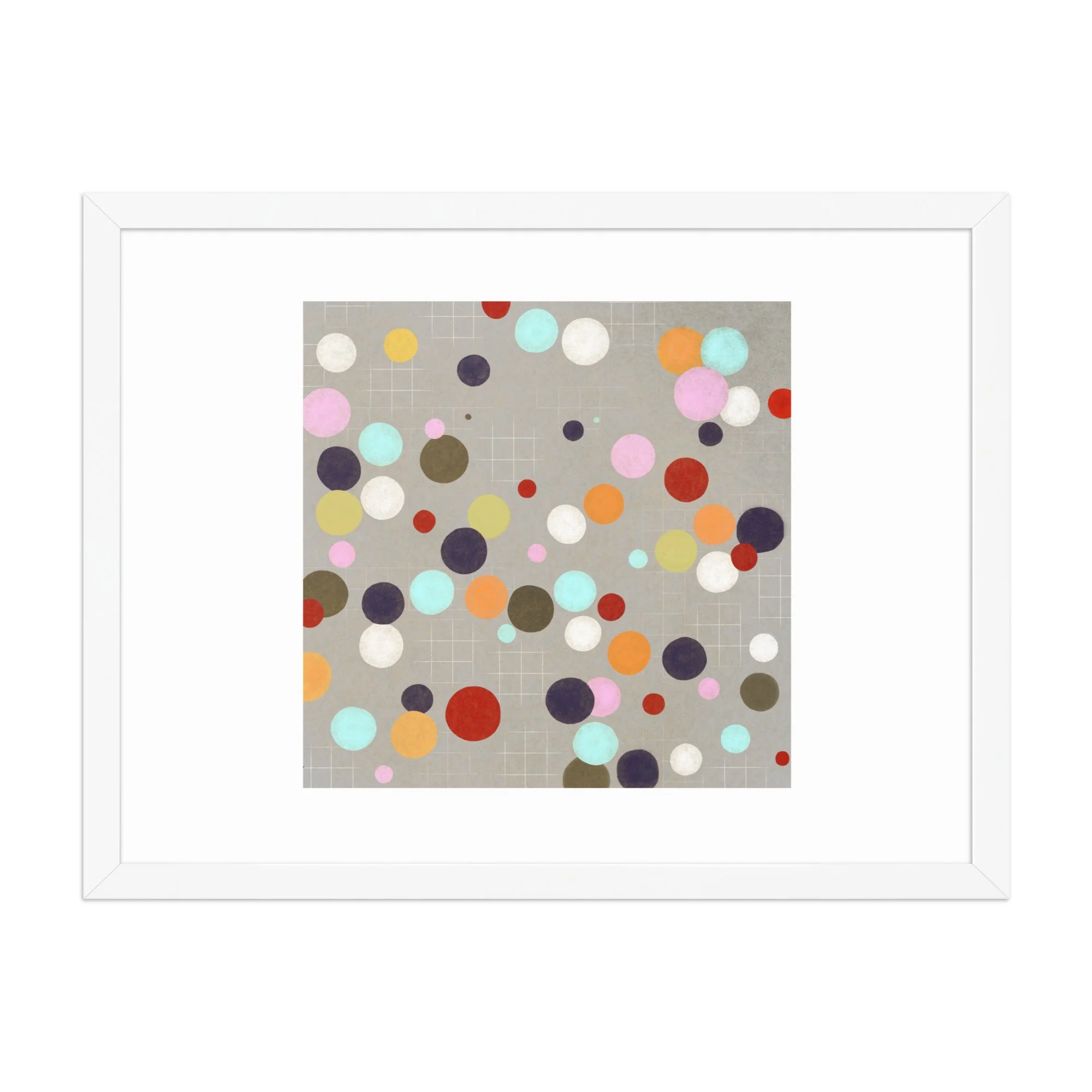 “Hopeful Dotty” (2025) Framed Art Print