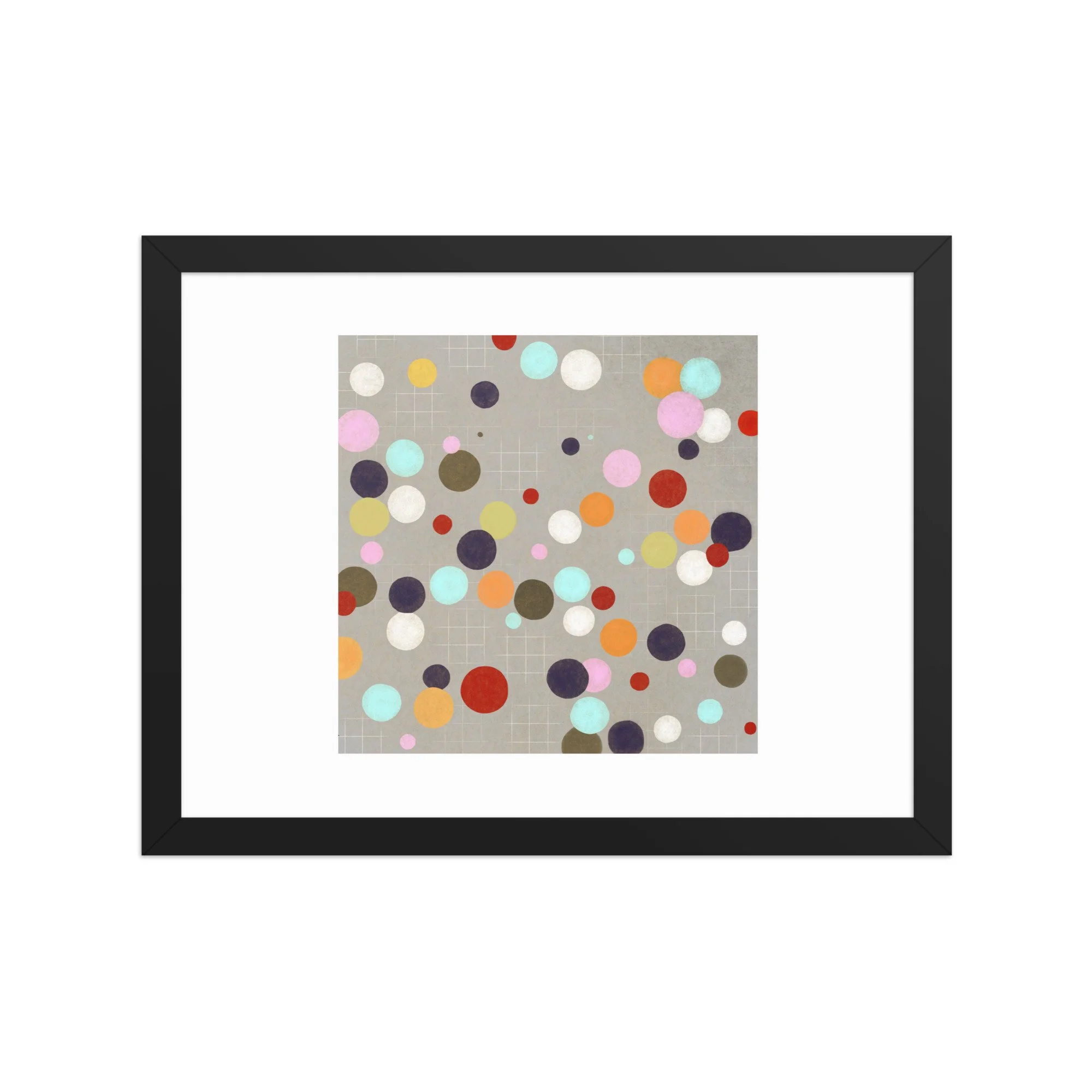 “Hopeful Dotty” (2025) Framed Art Print