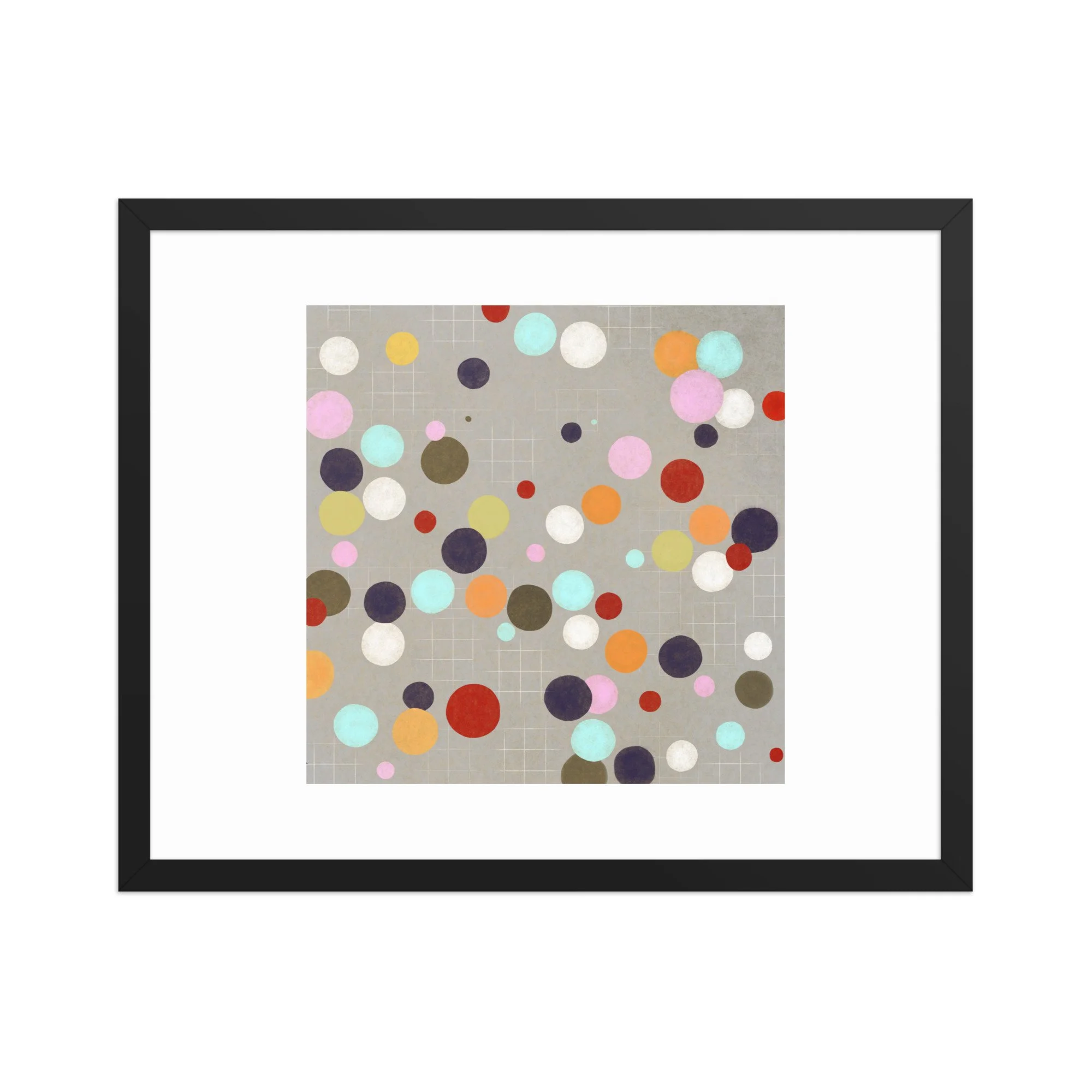 “Hopeful Dotty” (2025) Framed Art Print