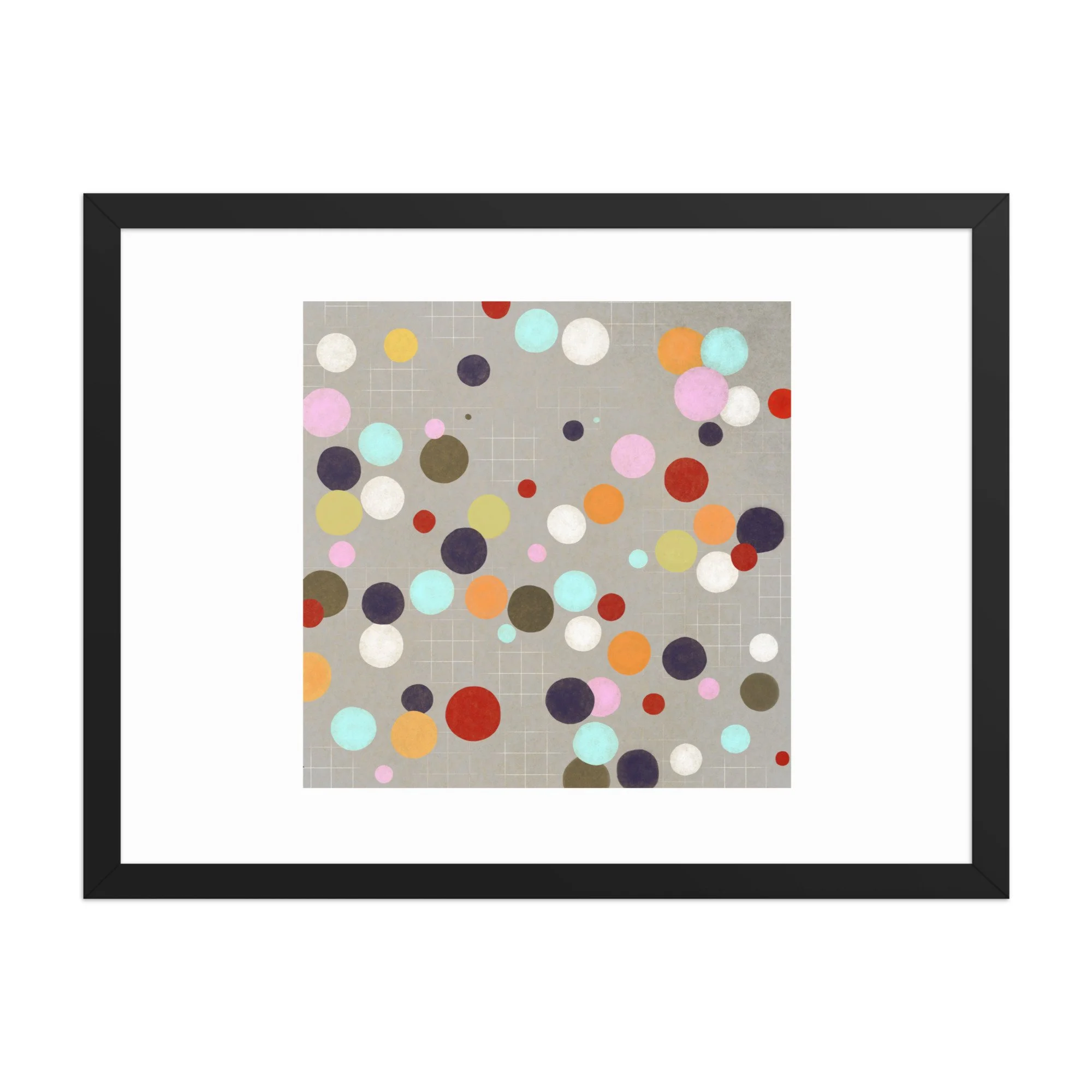 “Hopeful Dotty” (2025) Framed Art Print