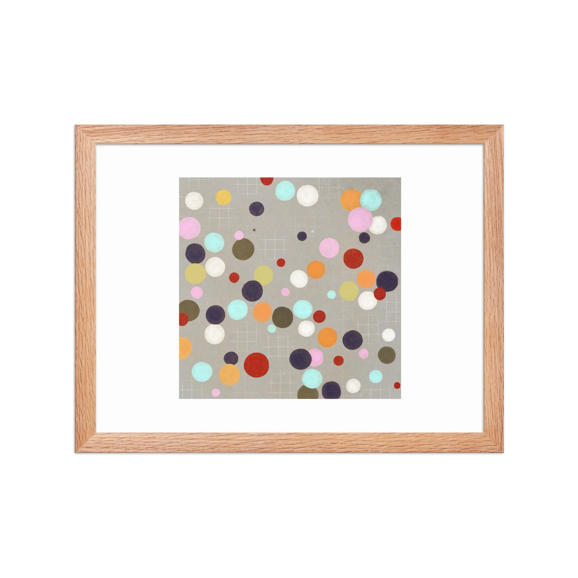 “Hopeful Dotty” (2025) Framed Art Print