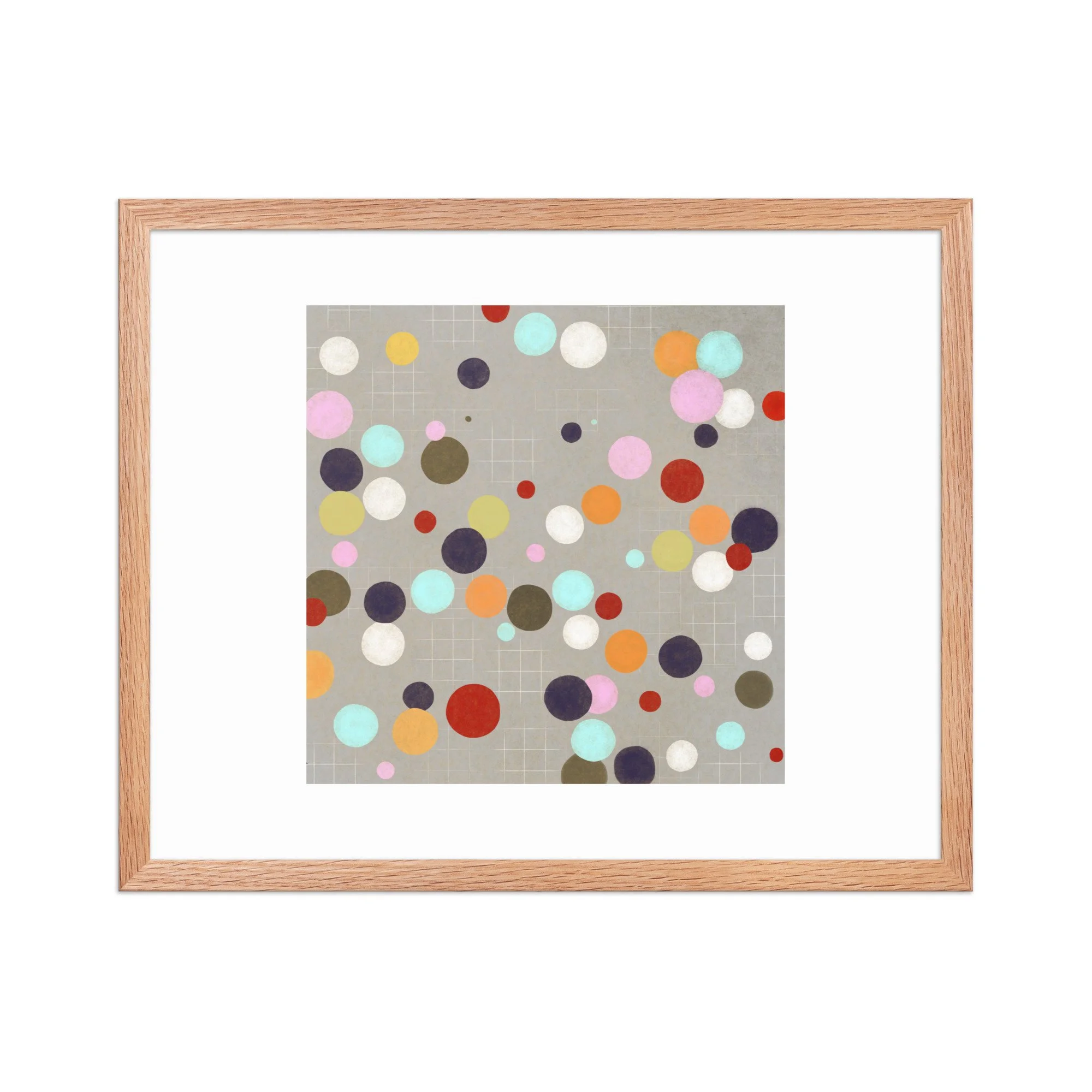 “Hopeful Dotty” (2025) Framed Art Print