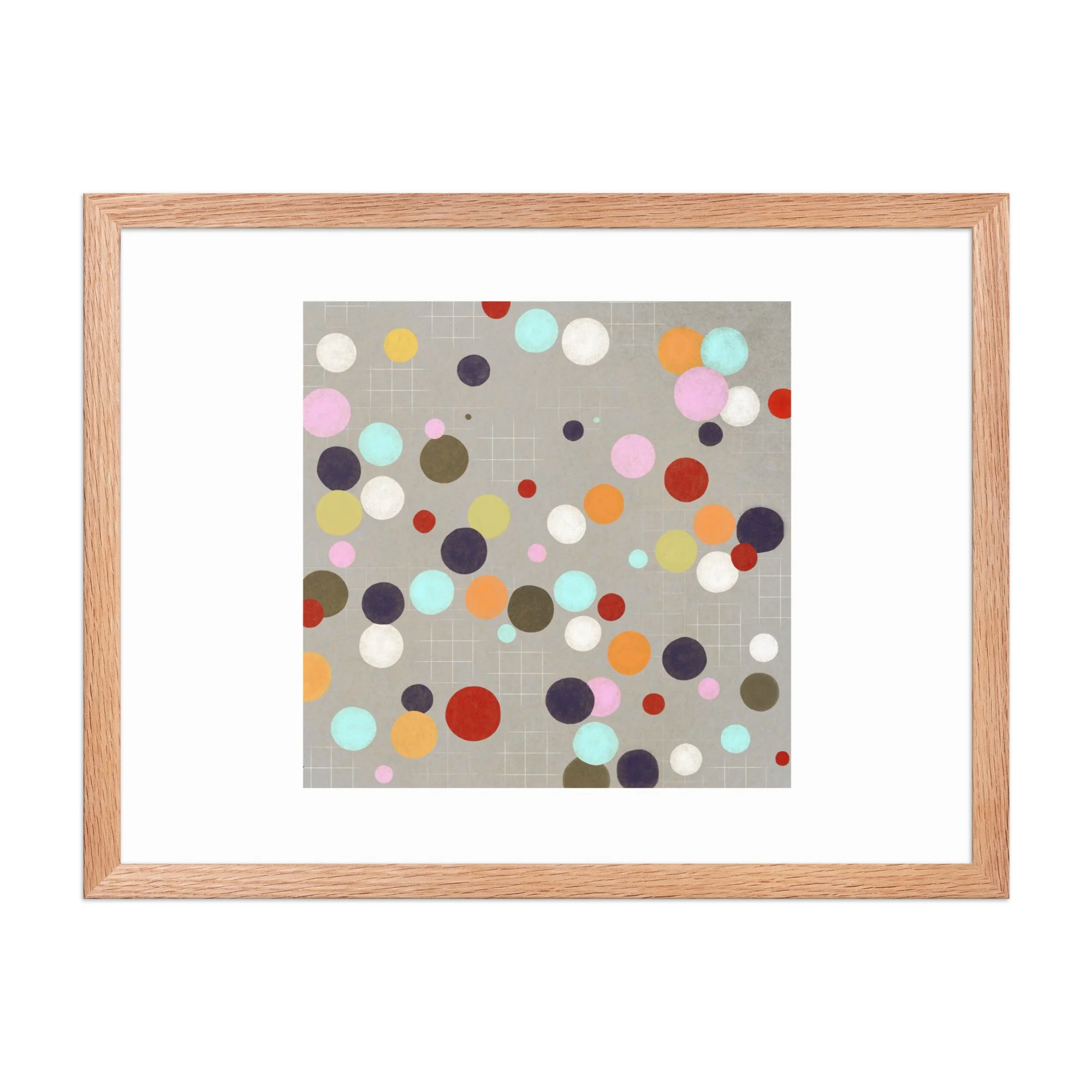 “Hopeful Dotty” (2025) Framed Art Print