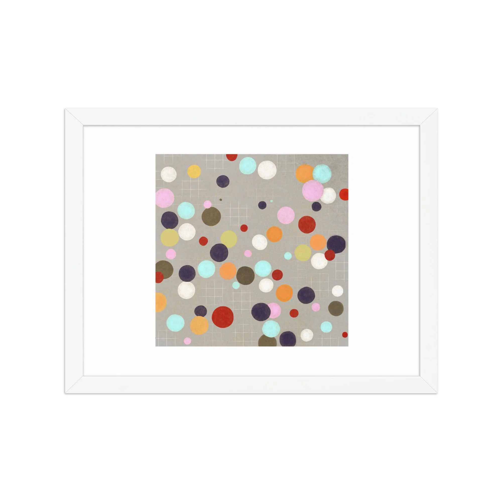 “Hopeful Dotty” (2025) Framed Art Print